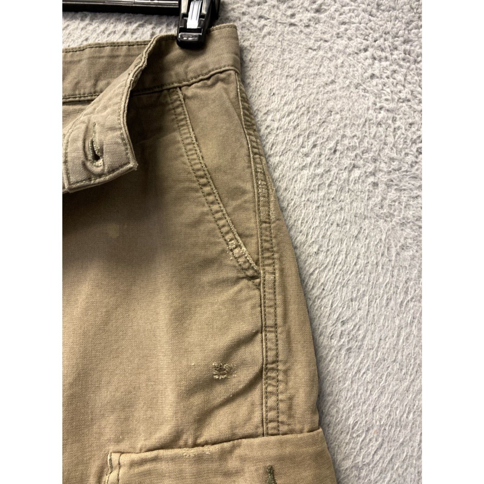 Vans VANS Authentic Chino Shorts Mens Size 30 Casual Faded Green Cotton Canvas 8 Inseam Size US 30 / EU 46 - 4 Thumbnail