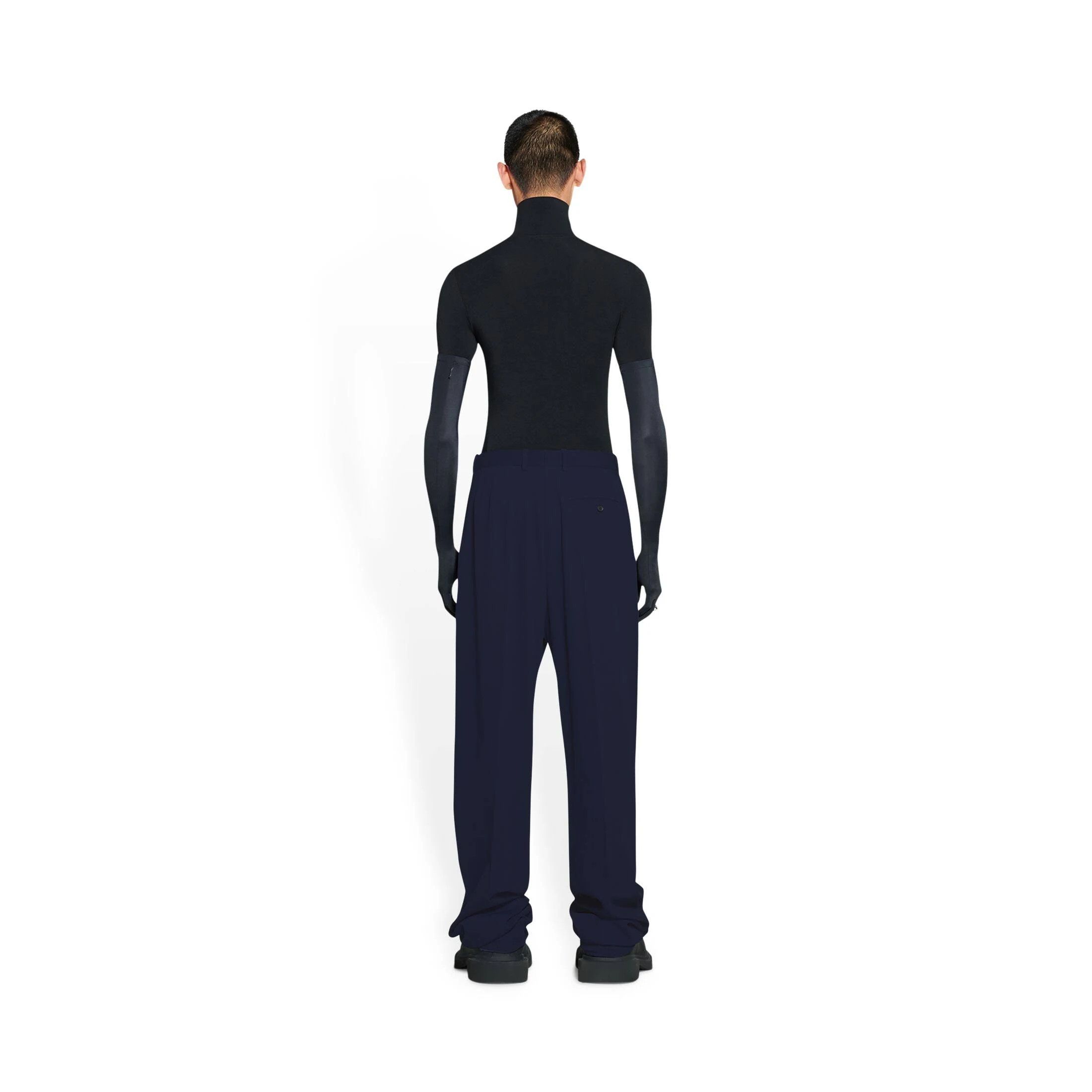 Balenciaga o1in1g0724 Large Fit Tailored Pants in Dark Navy Size US 32 / EU 48 - 8 Thumbnail