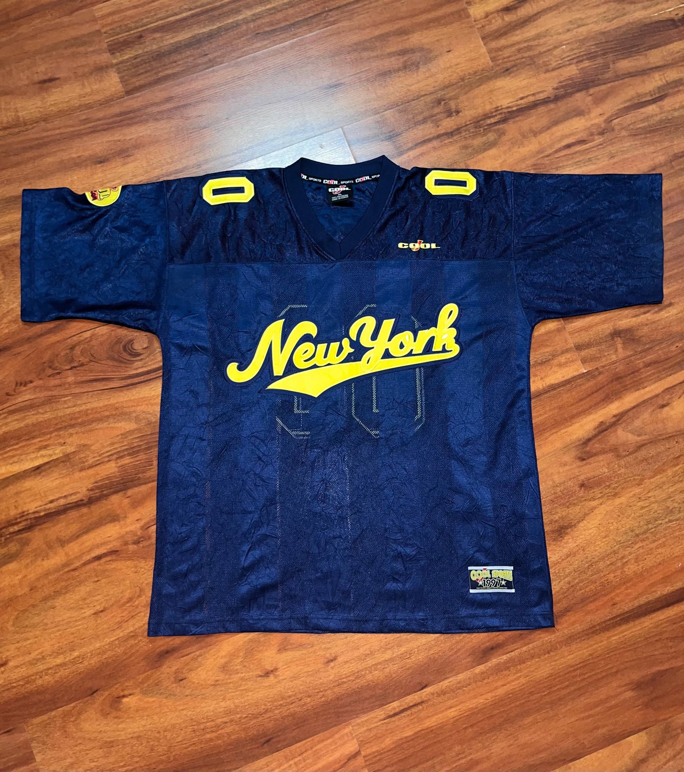 Vintage Vintage 90’s New York Baggy Jersey #00 Size US XXL / EU 58 / 5 - 3 Thumbnail