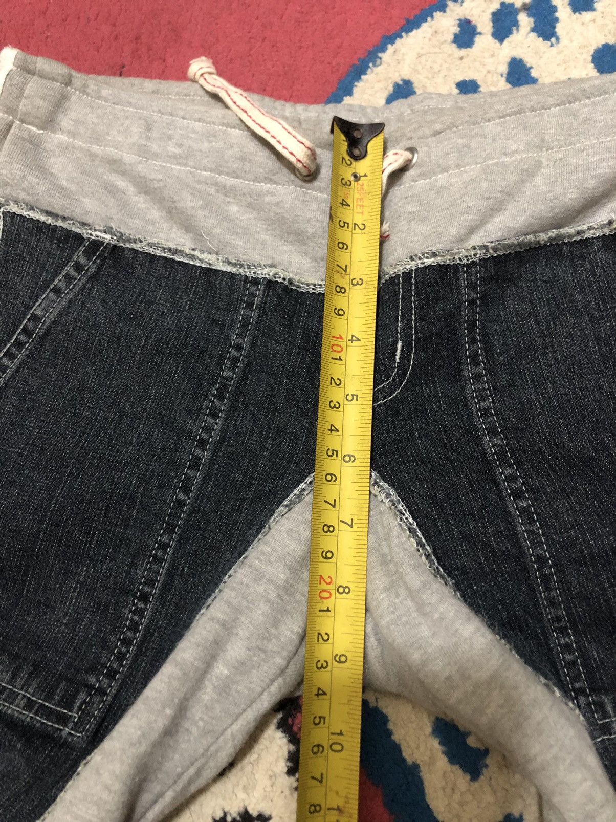 Converse Super RARE !!!Vintage 90s Converse hybrid pants jogger+denim Size 29" - 13 Thumbnail