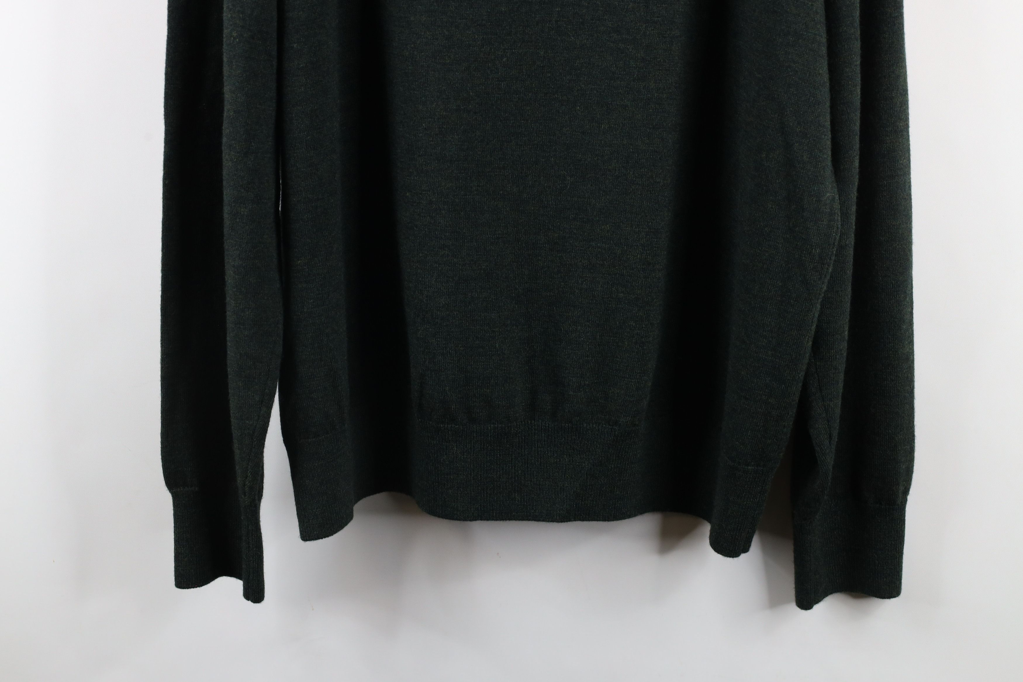 Orvis × Vintage Vintage Orvis Wool Knit Half Zip Pullover Sweater Green Size US L / EU 52-54 / 3 - 9 Thumbnail