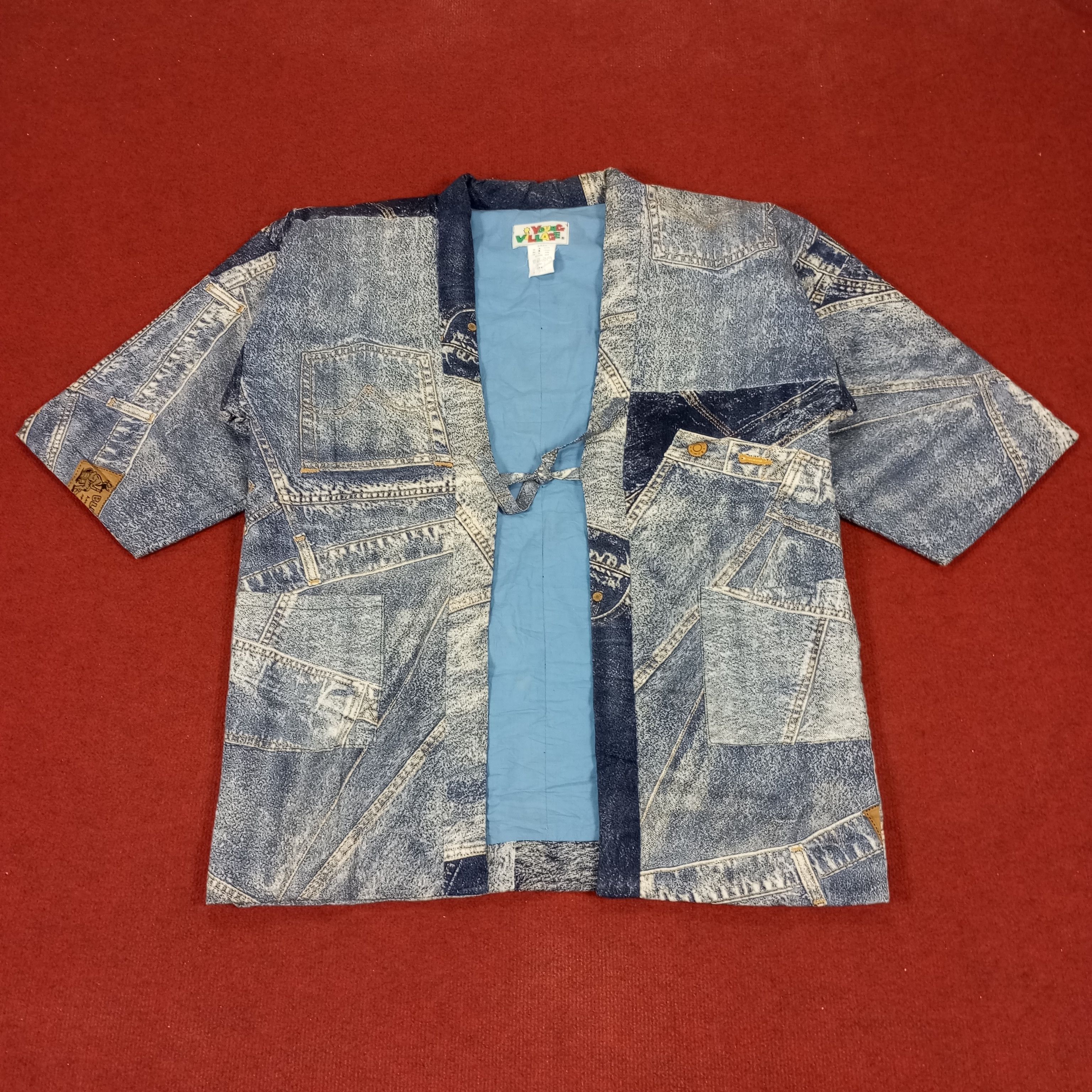 Band Tees × Vintage × Warner Bros Dear Jimmy Warner Bros Pictures Rare Design Kimono Jacket Size US XL / EU 56 / 4 - 3 Thumbnail