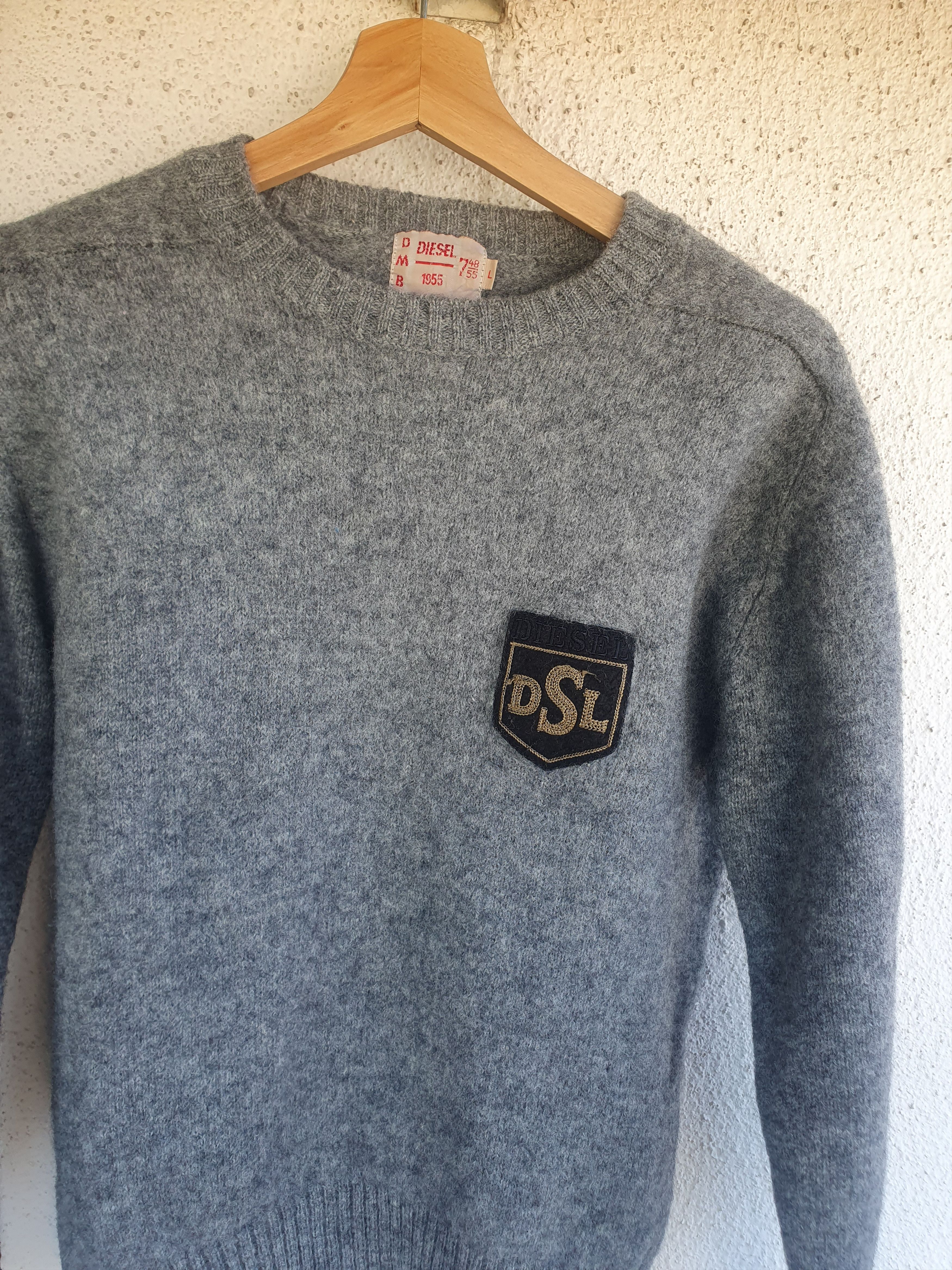 Diesel × Vintage Diesel DMB 1955 Vintage Wool Sweater sz M Size US M / EU 48-50 / 2 - 5 Thumbnail