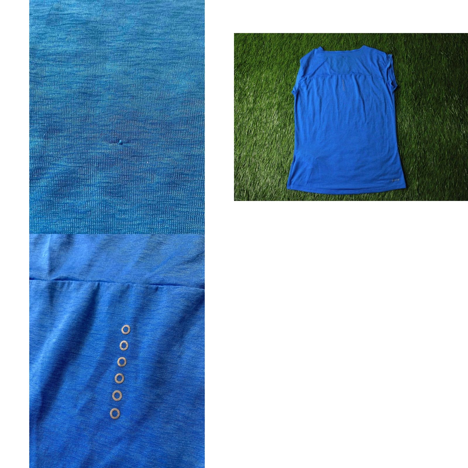 Nike Nike Dri-FIT Vest Shirt Sleeveless Training Jersey M Women Blue Nike Dri-FIT Training Womens Vest Shirt M Blue Size M / US 6-8 / IT 42-44 - 8 Thumbnail