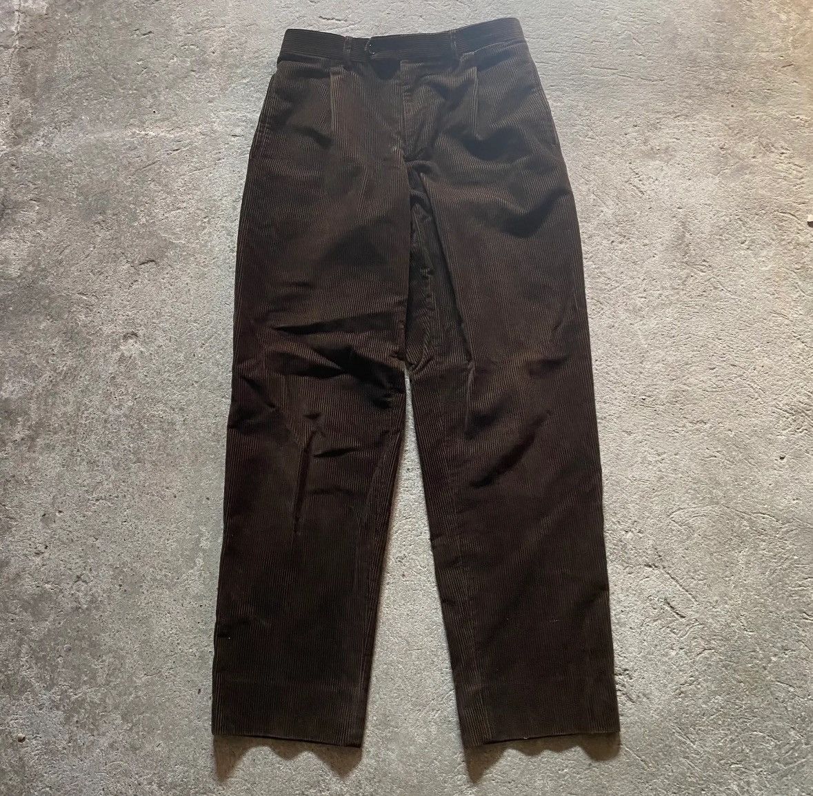 image of Prada Brown Corduroy Baggy Pants It50 (30X32), Men's