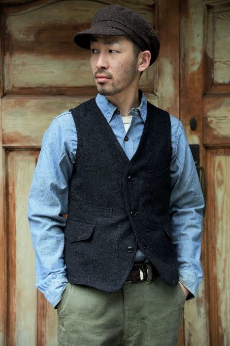 Freewheelers Freewheelers Wool blend vest Size 40S - 2 Thumbnail
