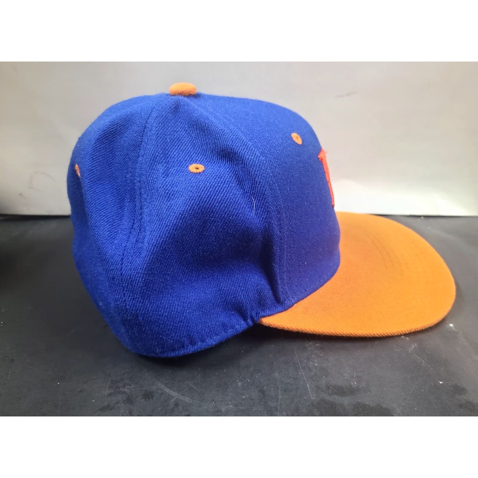 MLB VINTAGE muka NJ Jersey Snapback cap Baseball Cap Men One Size Blue Orange Adjustable Lightweight Breathable 90s Sports Size US M / EU 48-50 / 2 - 6 Thumbnail