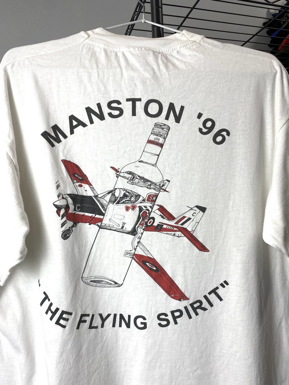 Vintage 1986 Vintage Manston The Flying Spirit T Shirt Coors Corona Size US L / EU 52-54 / 3 - 7 Thumbnail