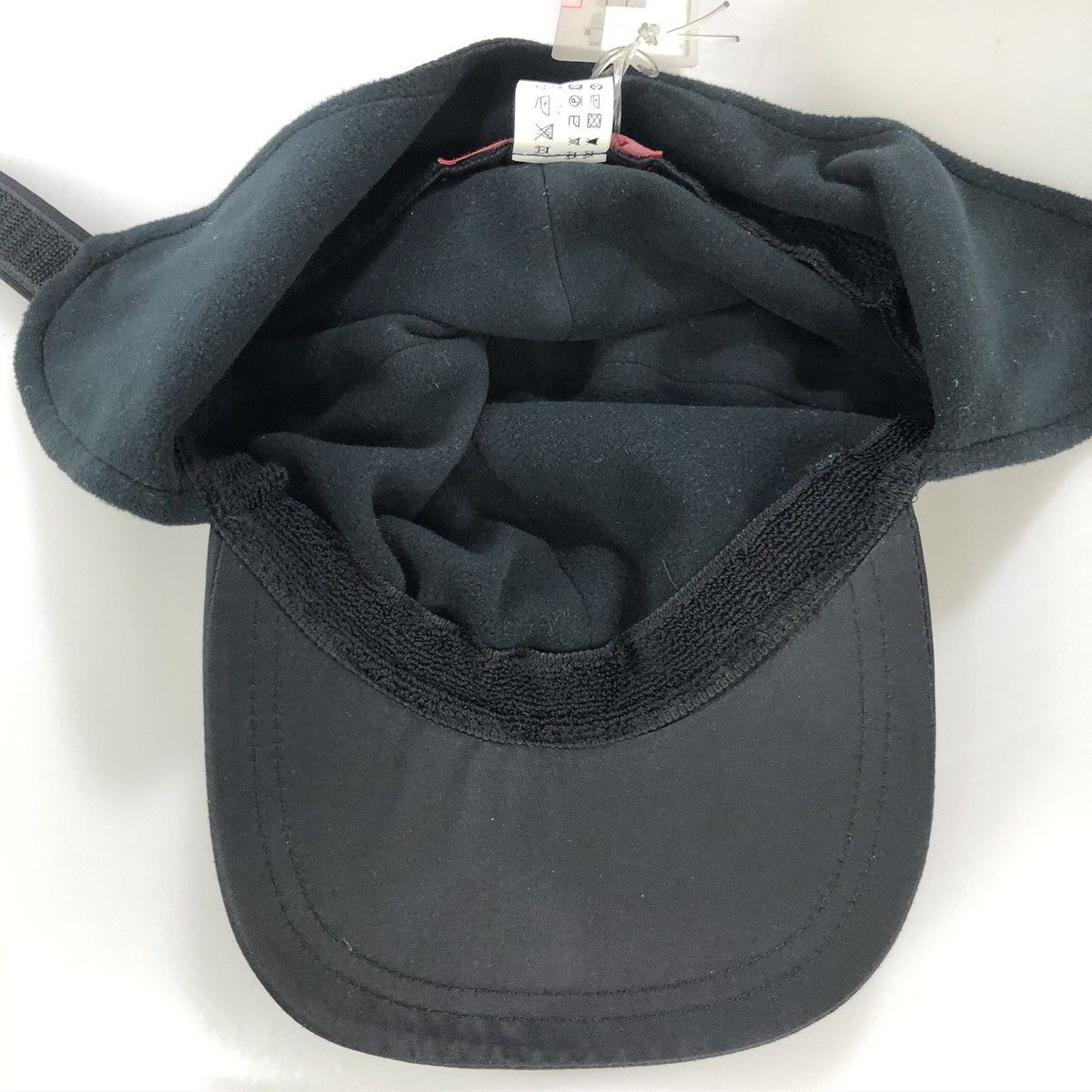 Prada Prada 🇮🇹 black techno logo insulated trapper cap M NWT Size ONE SIZE - 7 Thumbnail