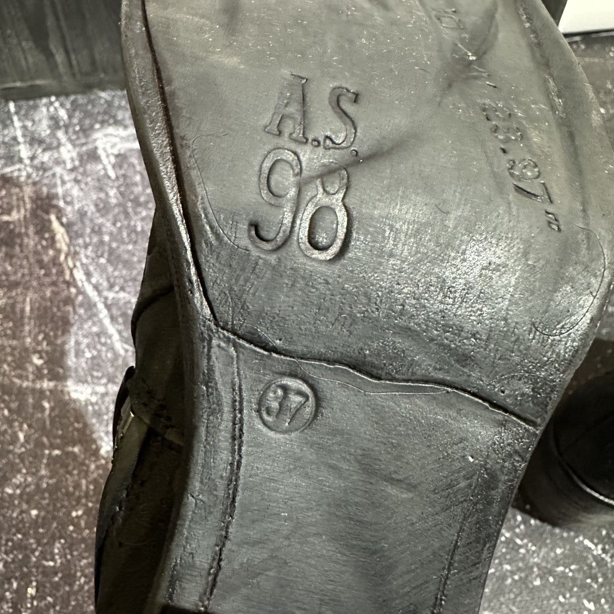 A.S 98 Airsteps Women’s Leather Boots 37eu 6.5-7us RickOwens
