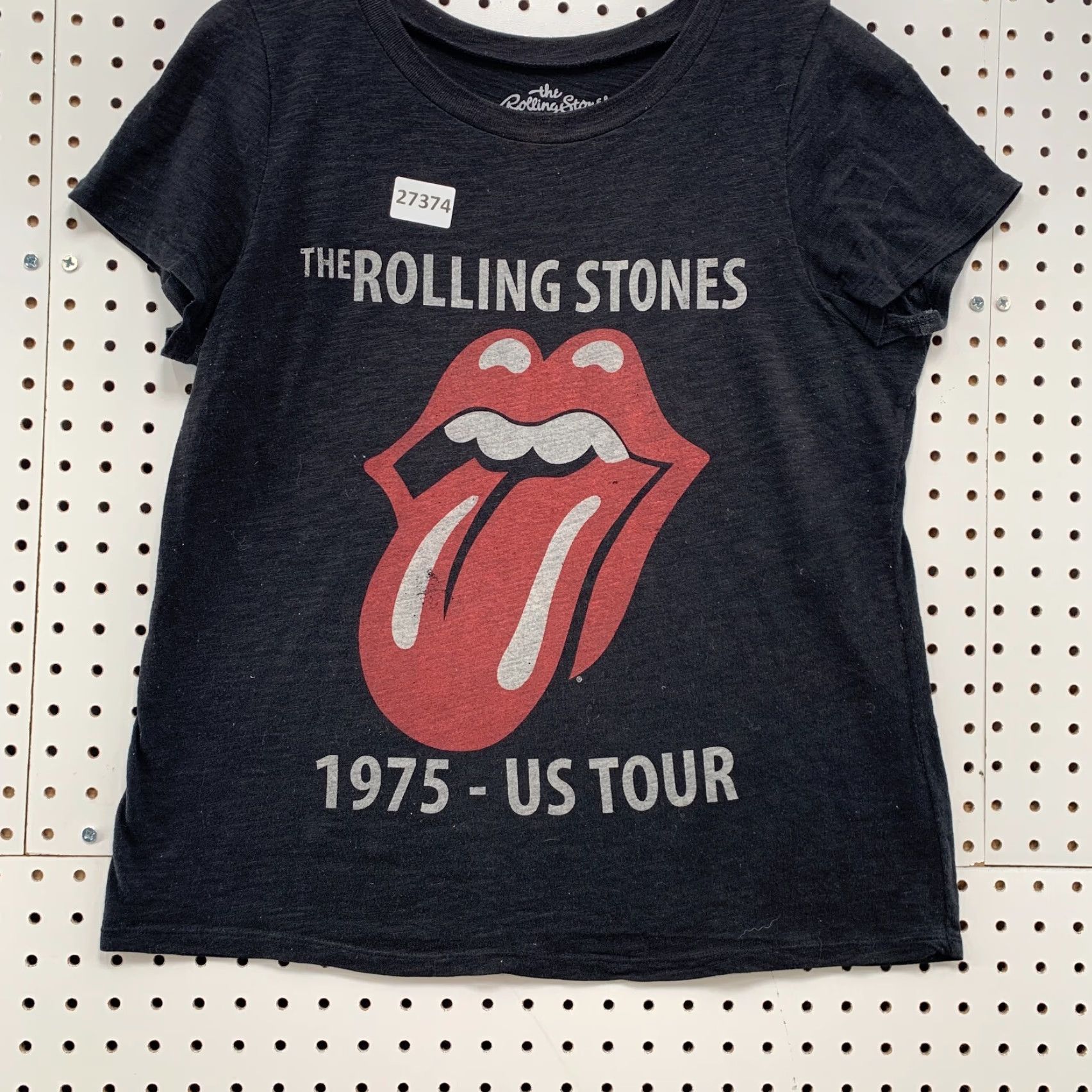Vintage The rolling Stones Shirt Black Womens M 1975 Tour Graphic Band 19.5x23.5 Size M / US 6-8 / IT 42-44 - 6 Thumbnail
