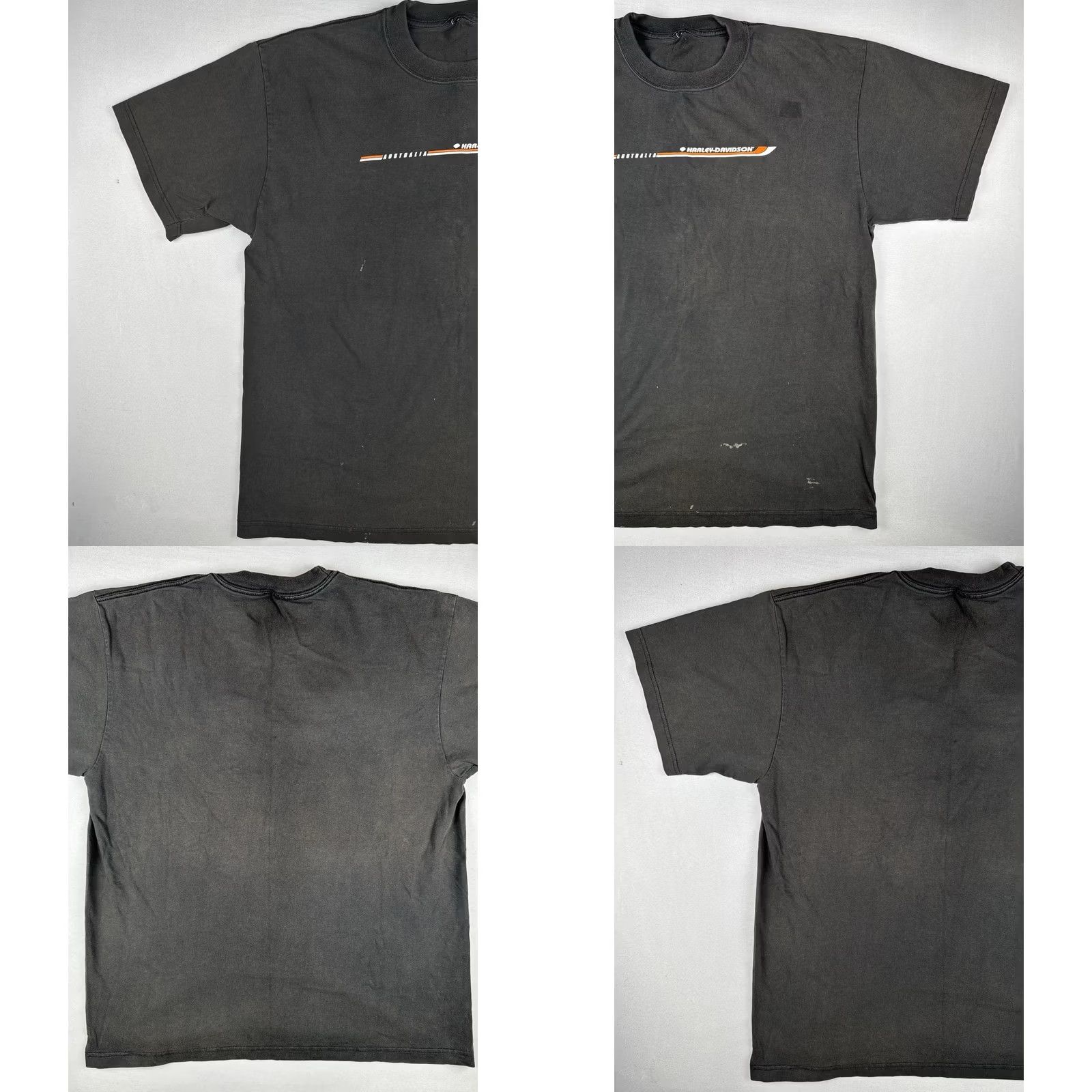 Harley Davidson VINTAGE Harley-Davidson Australia T Shirt Faded Distressed Biker Tee Size L Size US L / EU 52-54 / 3 - 8 Thumbnail