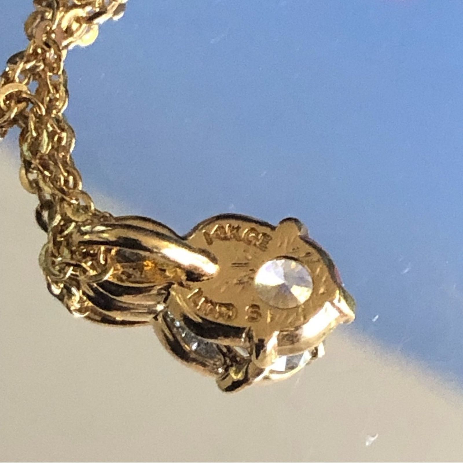 Vintage Vintage Lind 14kt gold simulated diamond jewelry set Size ONE SIZE - 12 Thumbnail