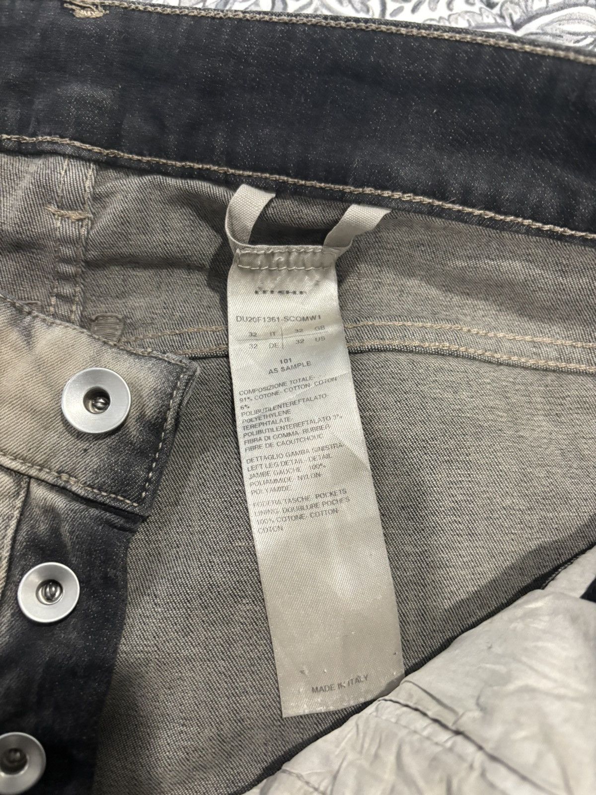 Rick Owens Rick owens tyrone denim Size US 32 / EU 48 - 2 Thumbnail