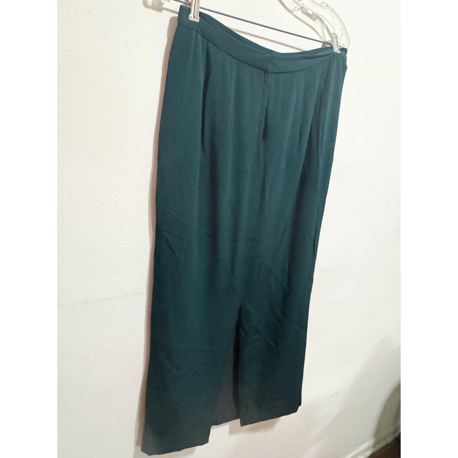 Other Menekshe custom green satin cowl neck blazer jacket & pencil Size ONE SIZE - 6 Thumbnail