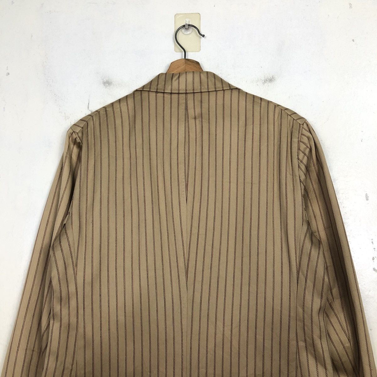 Issey Miyake 💥VINTAGE CHORE WORK JACKET STRIPED SABI SABI Size US M / EU 48-50 / 2 - 11 Thumbnail