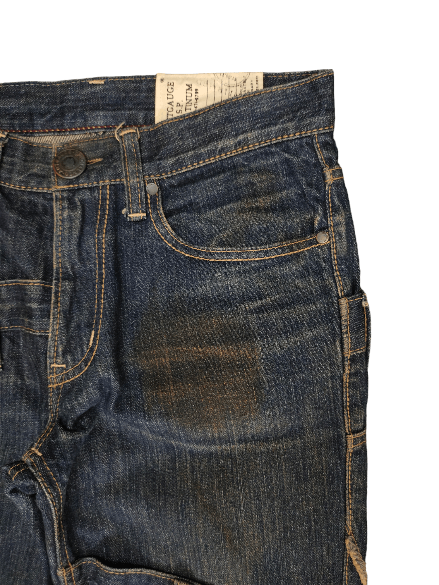 Kapital Antgauge Double Waist Cut & Sew Denim Jeans Hysterics Style Size US 30 / EU 46 - 3 Thumbnail
