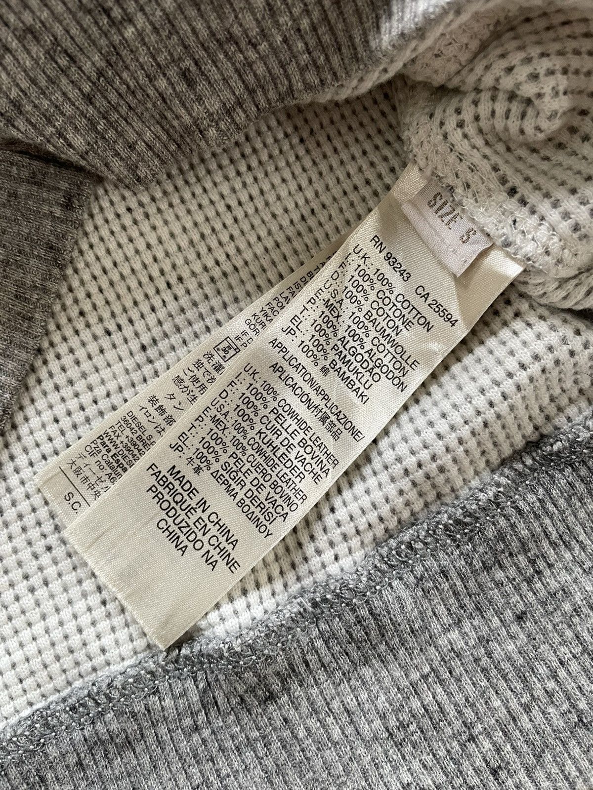 Diesel Rare Y2k Diesel Anorak Thermal Hoodie Small Patch Icon Size US L / EU 52-54 / 3 - 9 Thumbnail