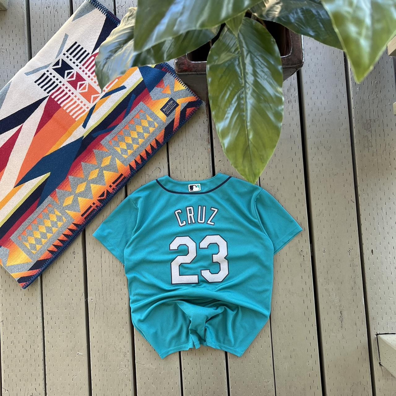 MLB Seattle Mariners Nelson Cruz Team Issued Training Jersey Size US S / EU 44-46 / 1 - 2 Thumbnail