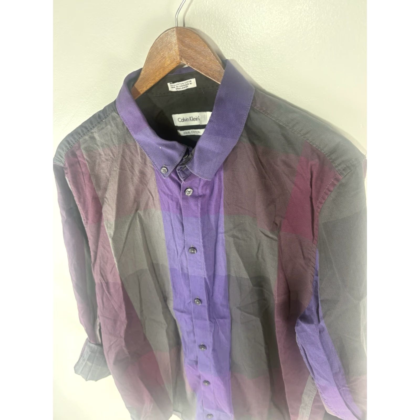 Calvin Klein Calvin Klein Colorblock Button-Up Shirt Men’s Regular Large Multicolor Casual Workwear Size US L / EU 52-54 / 3 - 2 Thumbnail