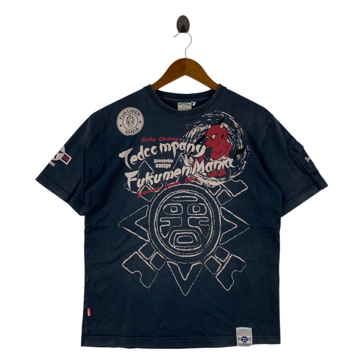 Tedman VTG Tedman x Mister Cacao "Fukumen Mania" Graphic Tee Size US M / EU 48-50 / 2 - 1 Thumbnail