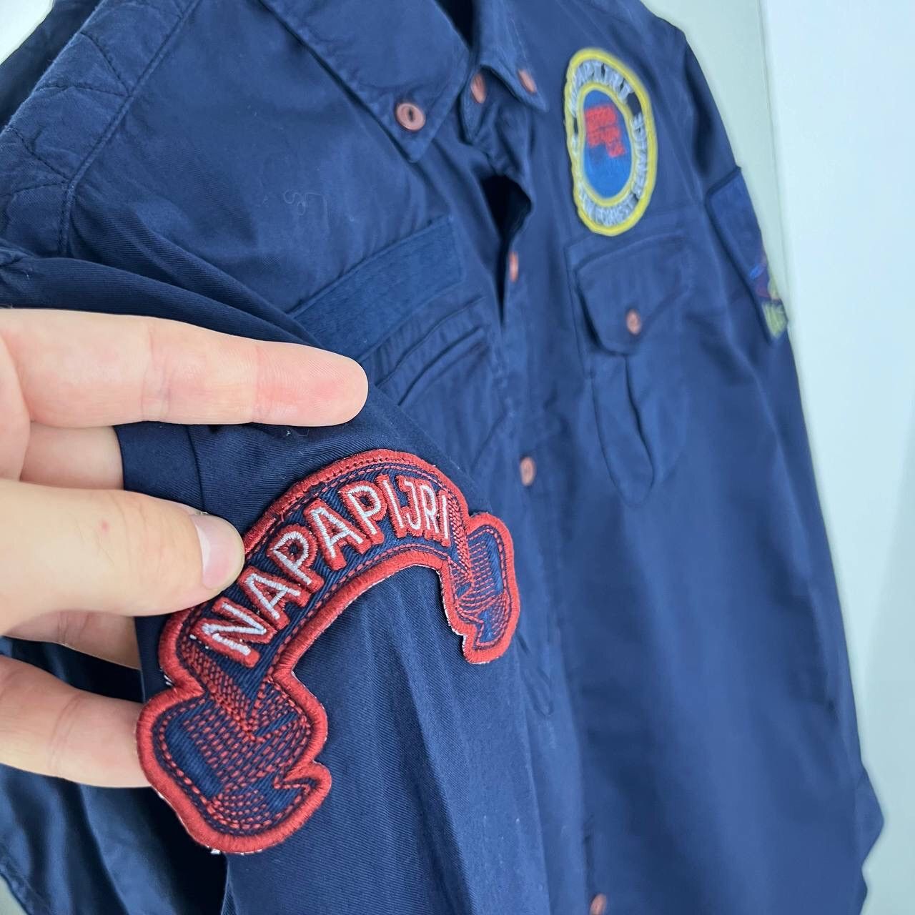 Napapijri Y2K Shirt Napapijri Button Up Vintage Outdoor Life Size US M / EU 48-50 / 2 - 3 Thumbnail