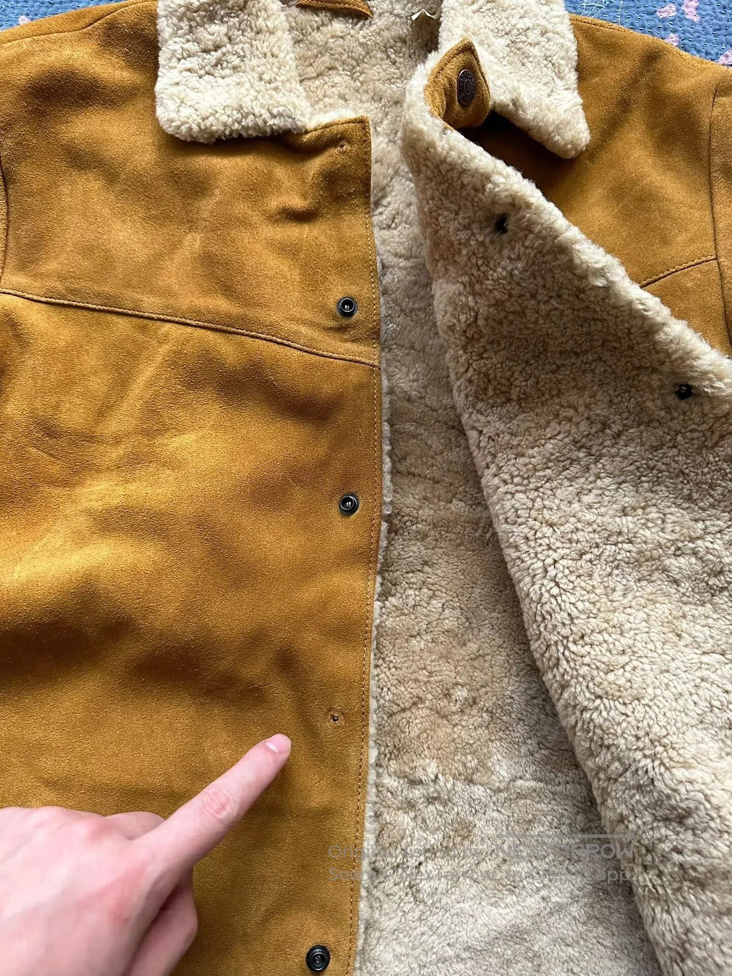 Levi's levis vintage suede shearling coat. Size US S / EU 44-46 / 1 - 9 Thumbnail