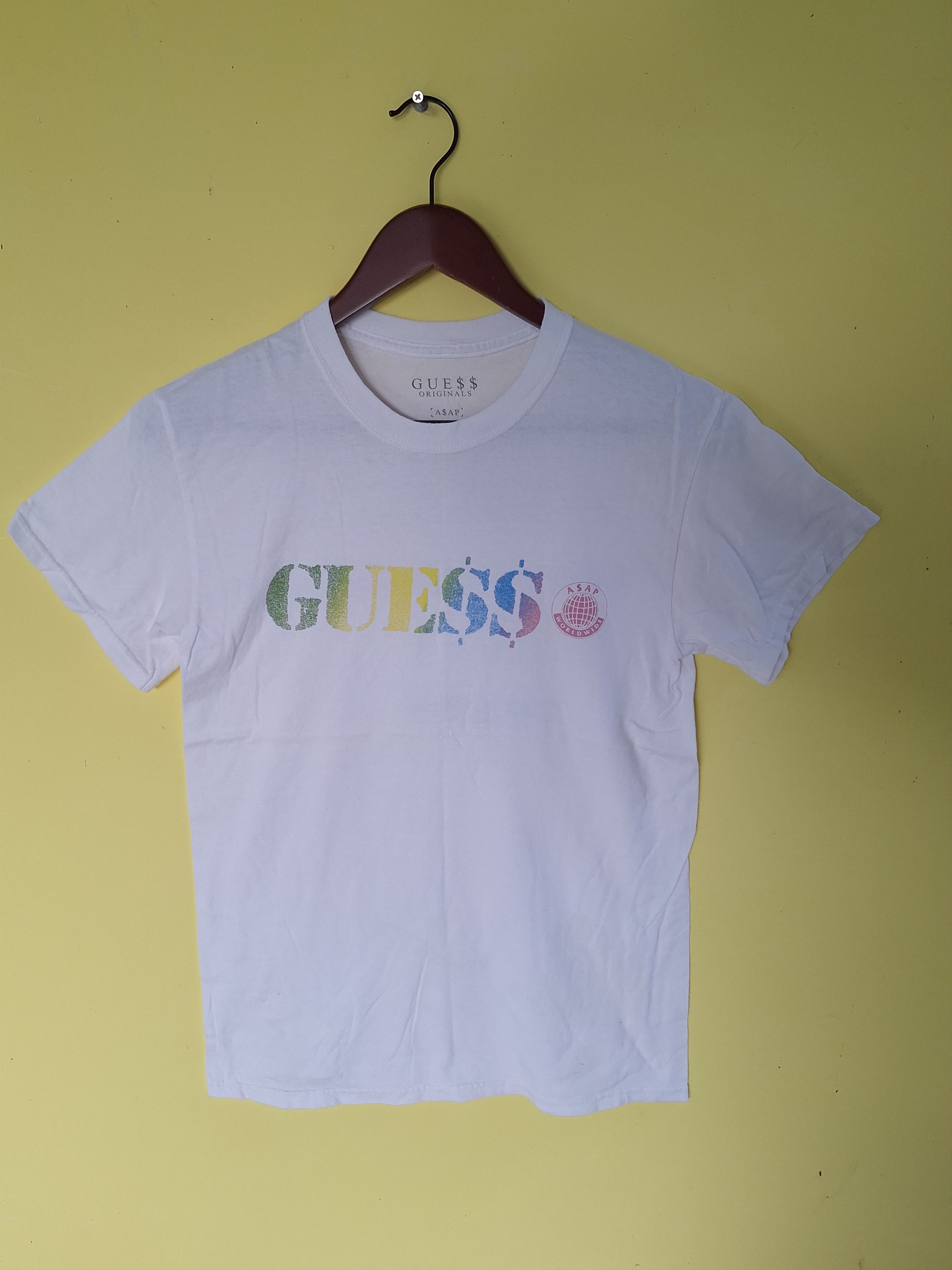 A$AP Rocky × Guess Guess Asap Tees t shirt Size US S / EU 44-46 / 1 - 2 Thumbnail