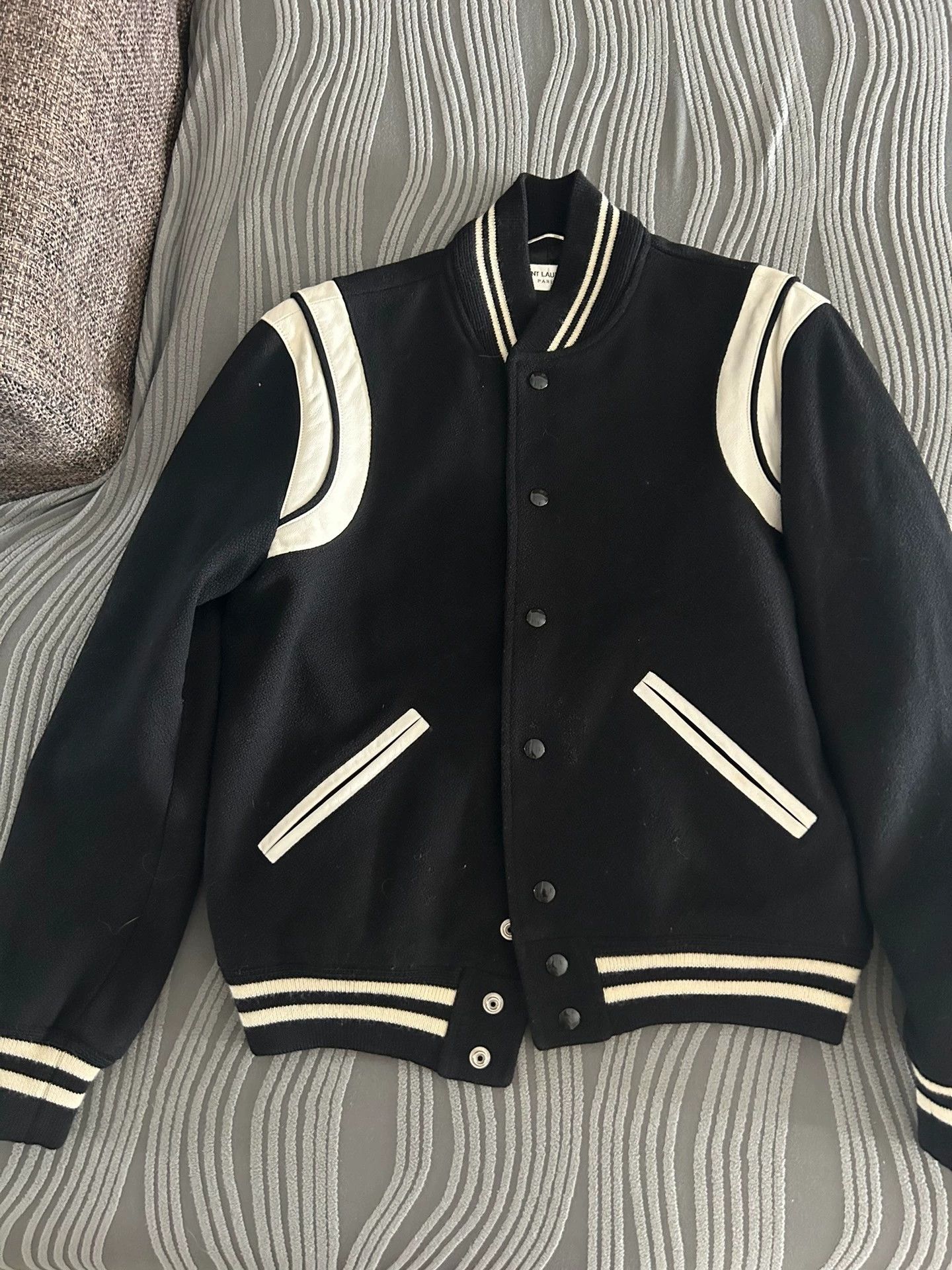 Saint Laurent Paris Saint Laurent Paris Baseball jacket Size US S / EU 44-46 / 1 - 1 Thumbnail