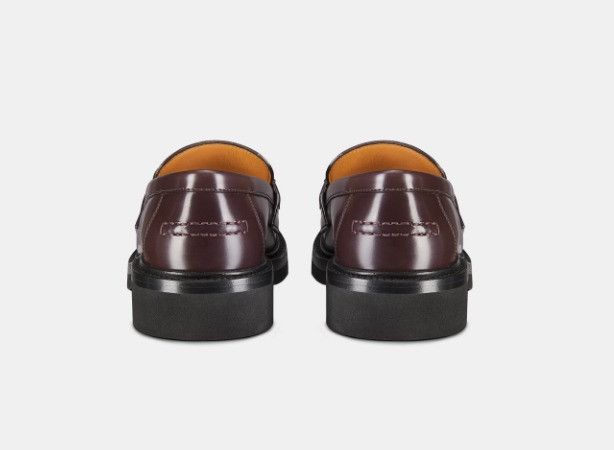 Dior o1w1db11124 Brushed Calfskin Boy Loafers in Amaranth Size US 12 / IT 42 - 5 Thumbnail