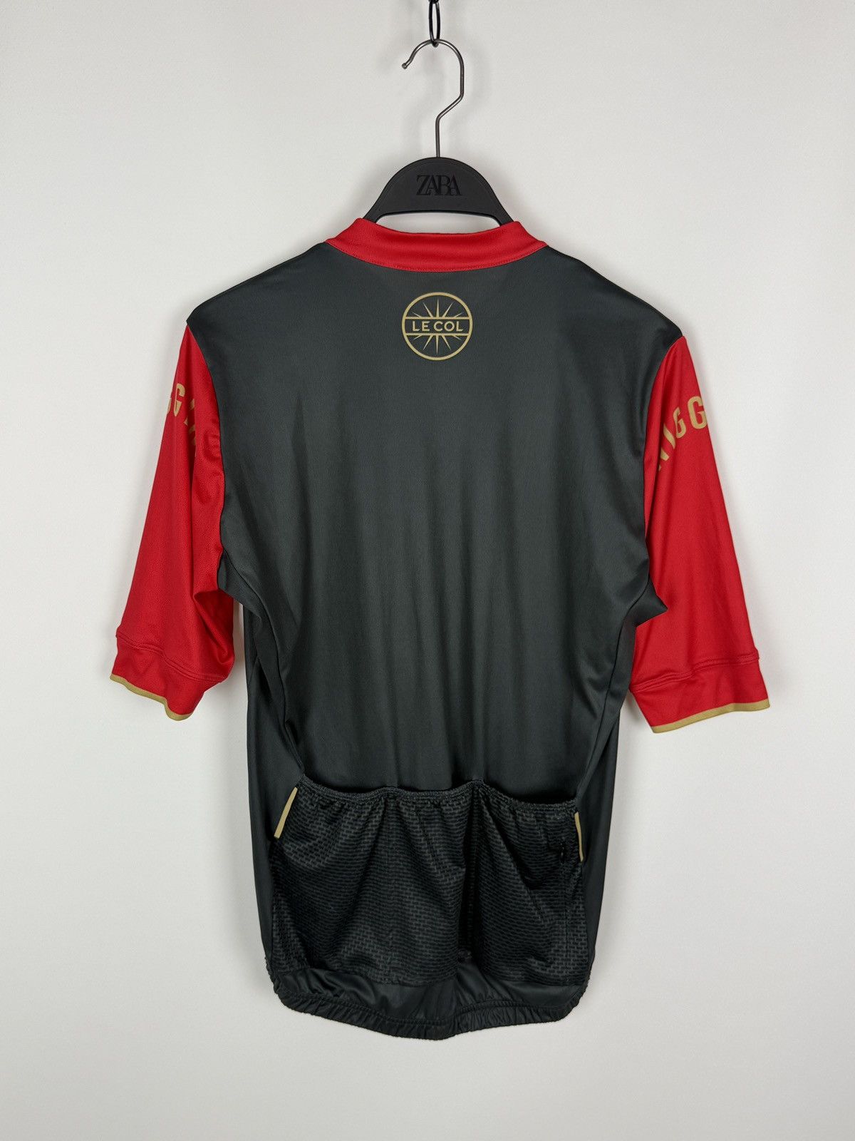 Other Le Col by Bradley Wiggins Gray Red Cycling Jersey L Size US L / EU 52-54 / 3 - 4 Thumbnail