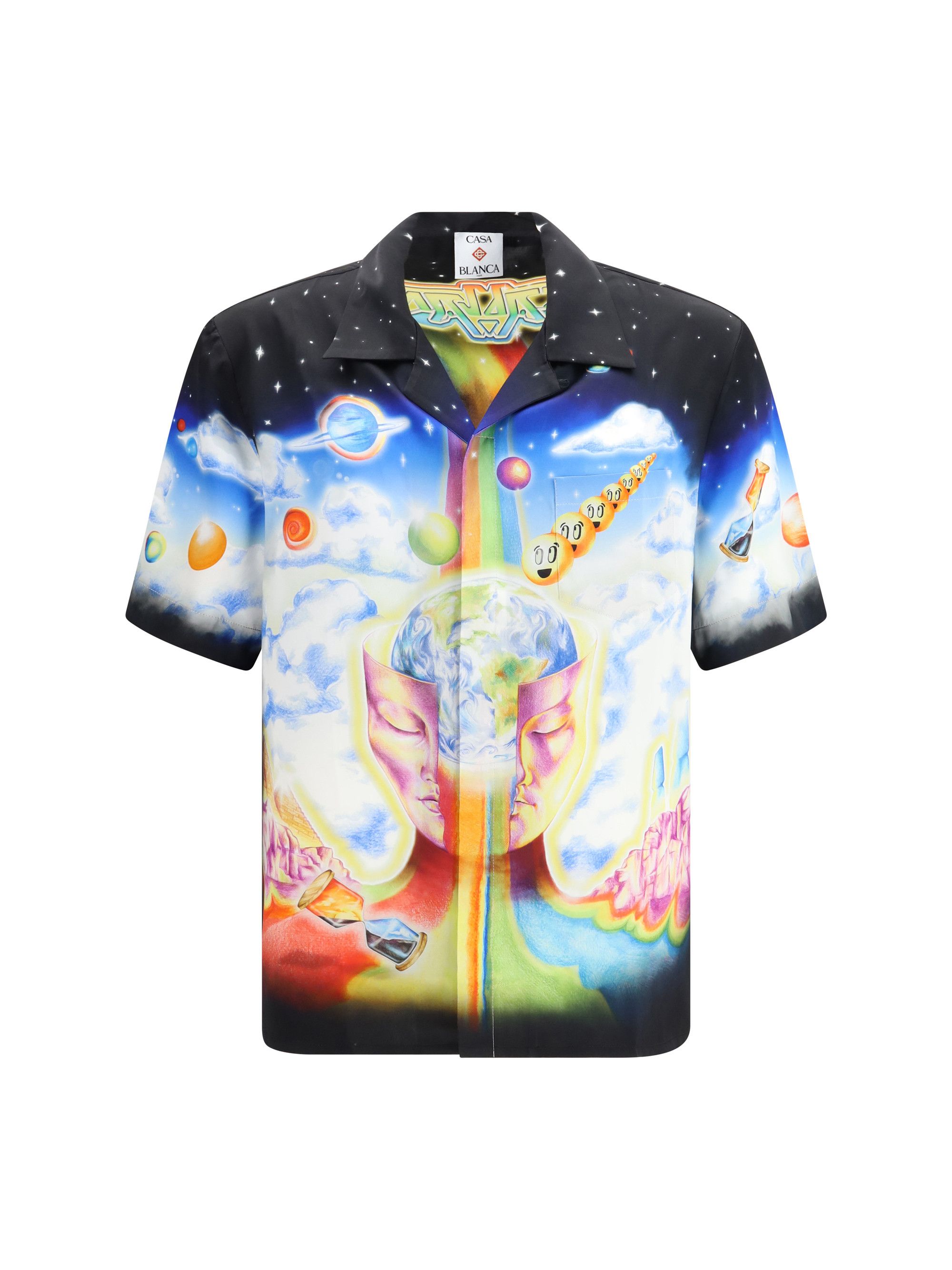 Casablanca Cuban Shirt with graphic print Size US XL / EU 56 / 4 - 1 Thumbnail