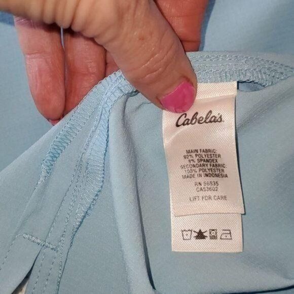 Cabelas Cabela's Guidewear Fishermen Vented Lt. Blue Casual Button D Size US XXL / EU 58 / 5 - 8 Thumbnail