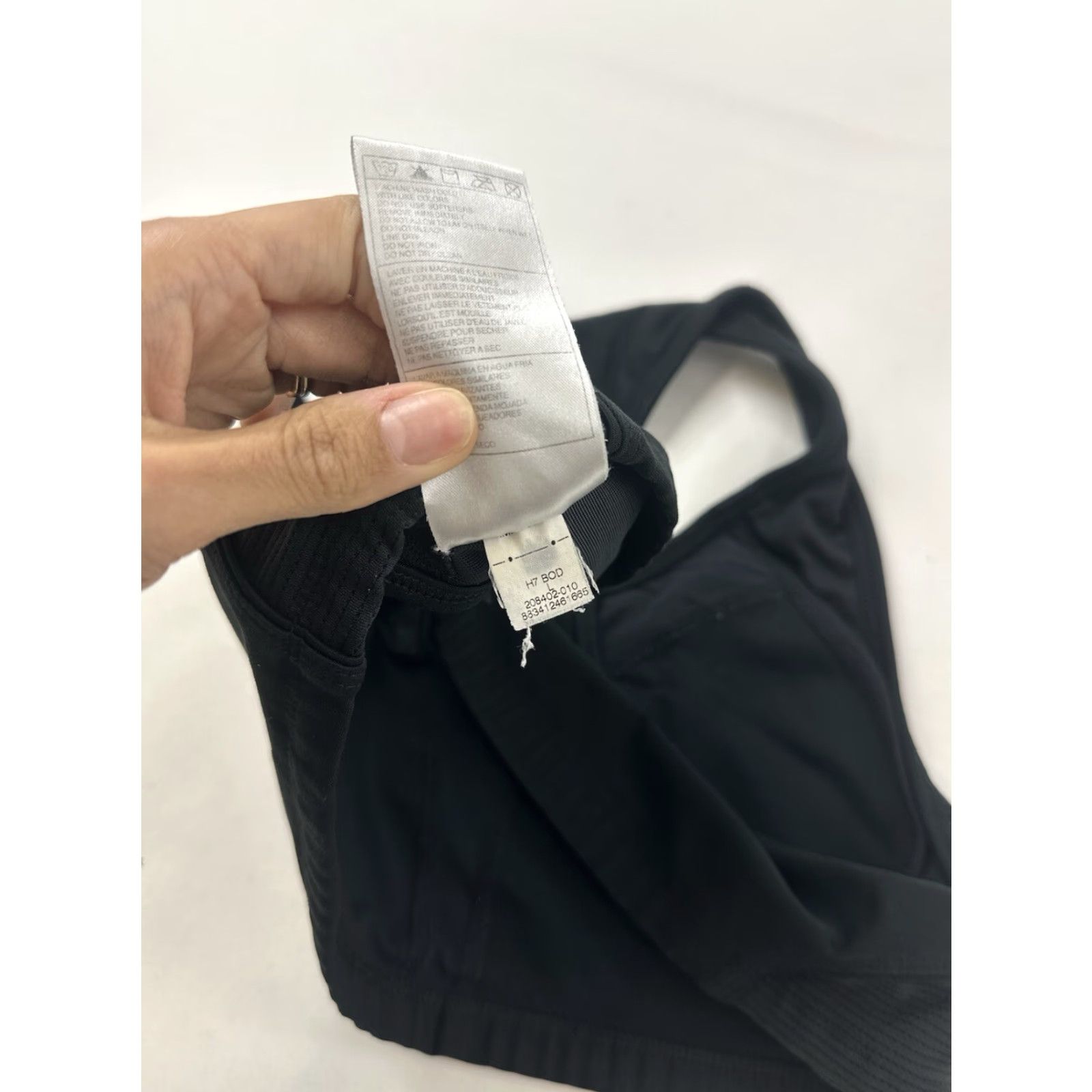 Nike Nike Sports Bra Women L Black Athletic Training Sports Bra Womens L Black Nike Size ONE SIZE - 5 Thumbnail