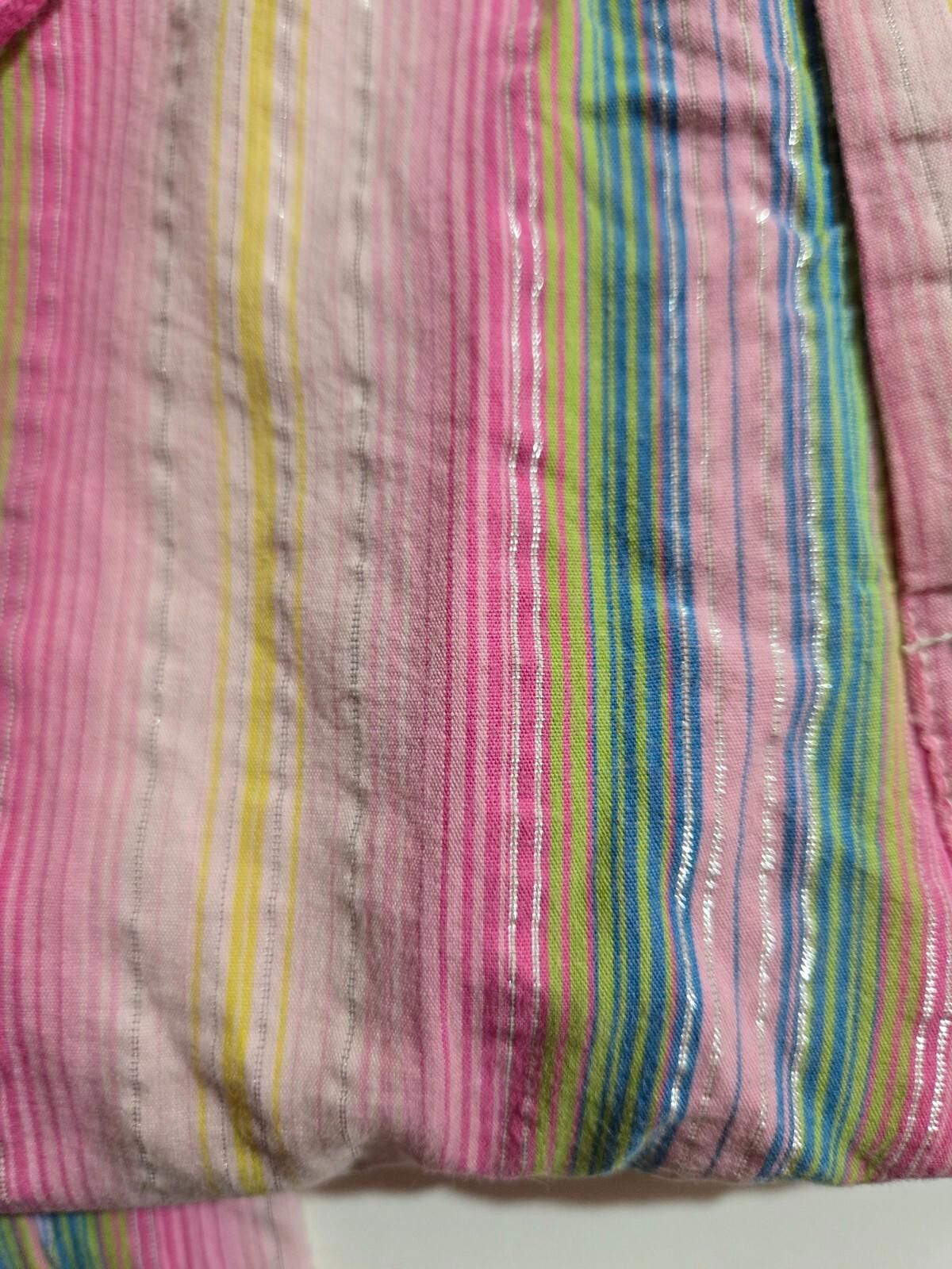 Designer Victorias Secret PINK Metallic Vintage Pajama Capri M Size 32" / US 10 / IT 46 - 5 Thumbnail