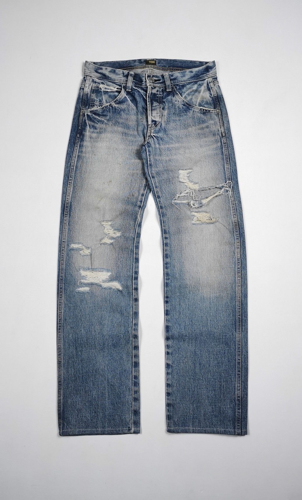 Japanese Brand DMG Domingo Japan Distressed Jeans Size US 28 / EU 44 - 1 Thumbnail