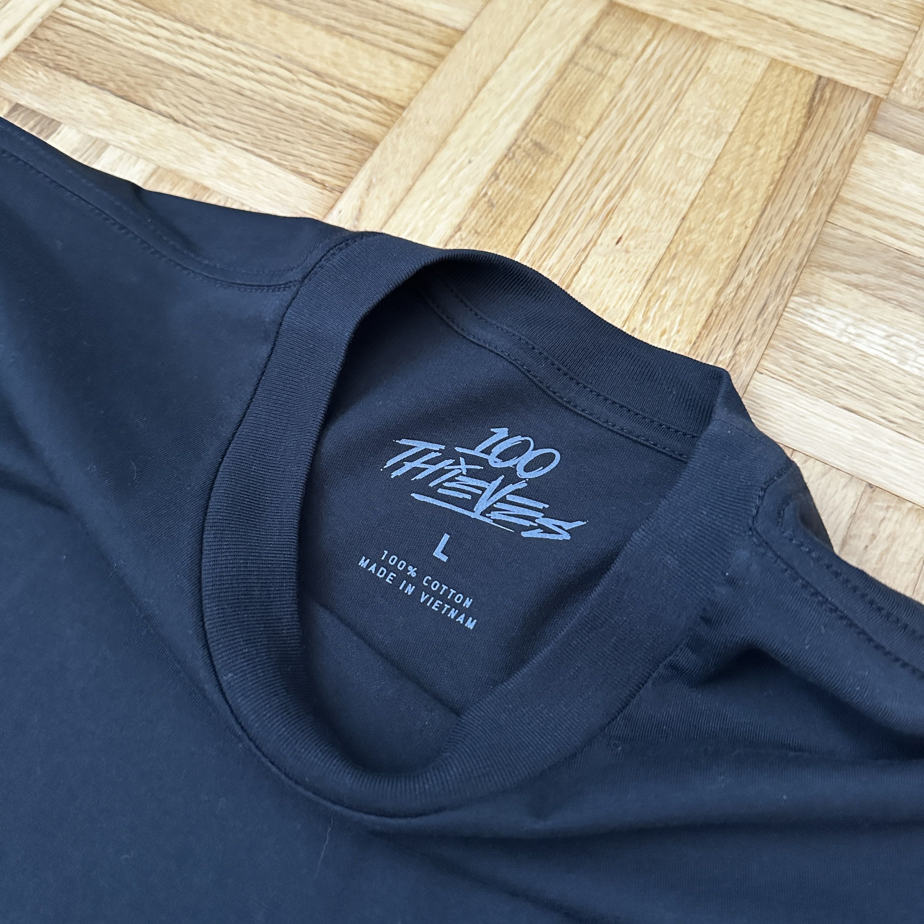 100 Thieves 100 Thieves Midnight Long Sleeve Tee Black - Large Size US L / EU 52-54 / 3 - 4 Thumbnail
