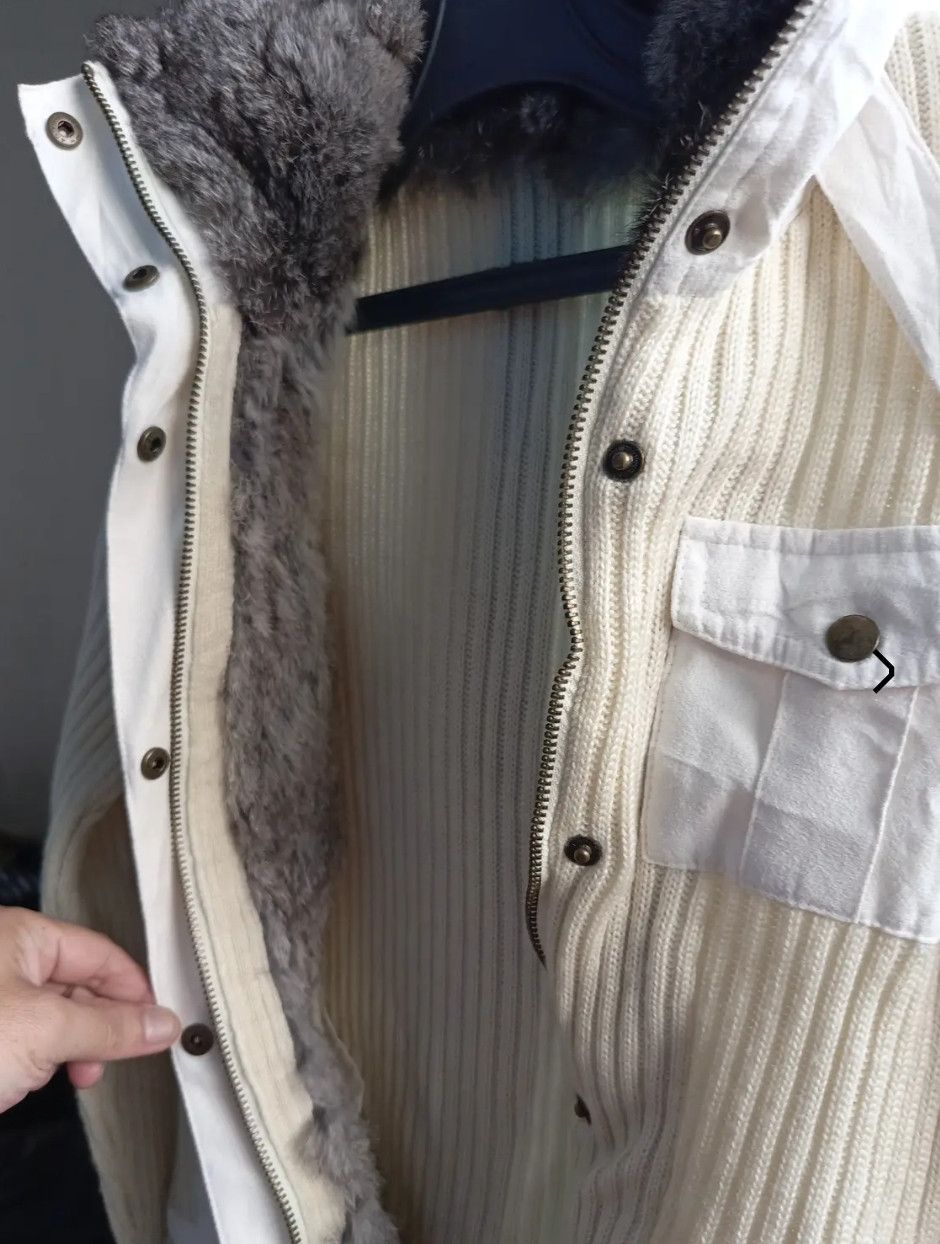 If Six Was Nine Wood & Pecker Real Fur Rubber Knit Line Size S / US 4 / IT 40 - 3 Thumbnail