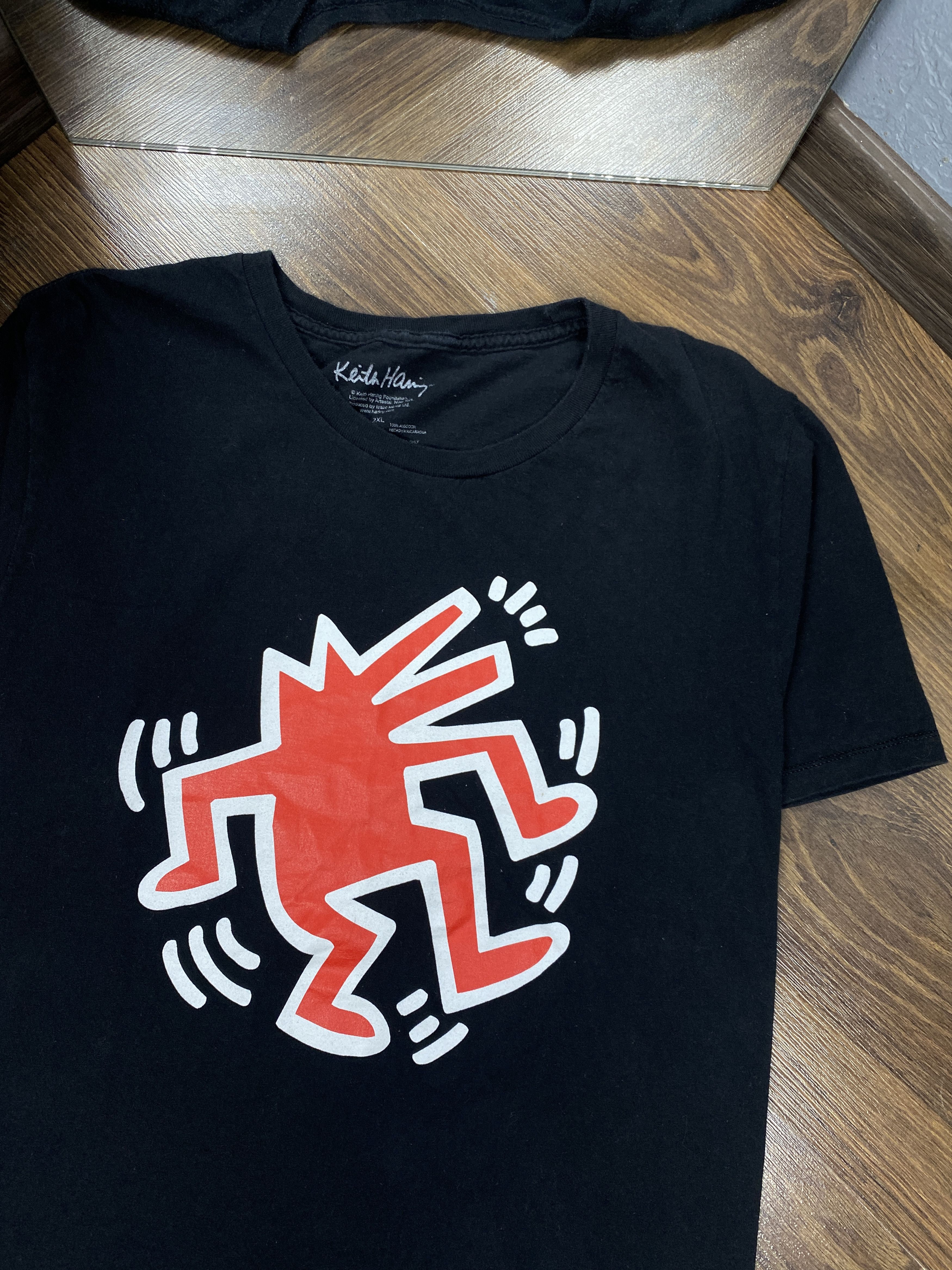 Keith Haring Keith Hans big logo grafic t-shirt Size US XXL / EU 58 / 5 - 2 Thumbnail