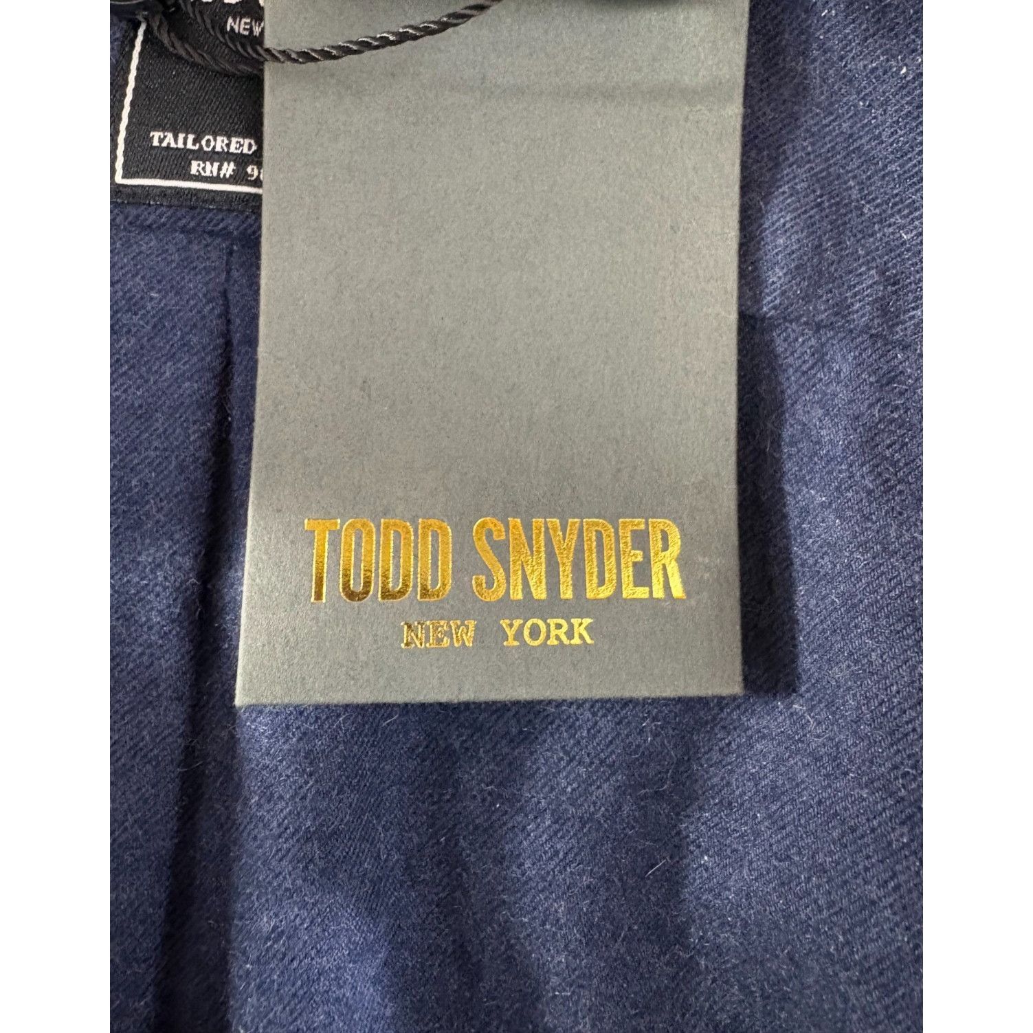 Todd Snyder Todd Snyder Brush Cotton Wool shirt size M color Navy NWT ms Size US M / EU 48-50 / 2 - 3 Thumbnail