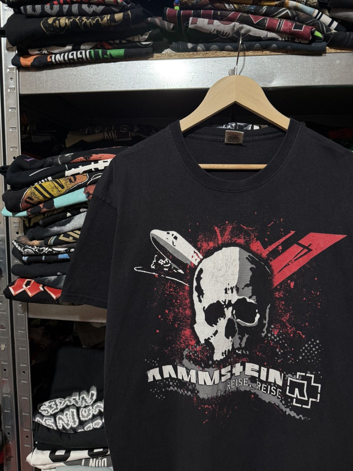 Vintage Vintage 2000’s Rammstein Reise Reise Tour Rock T-Shirt Y2K Size US XL / EU 56 / 4 - 3 Thumbnail