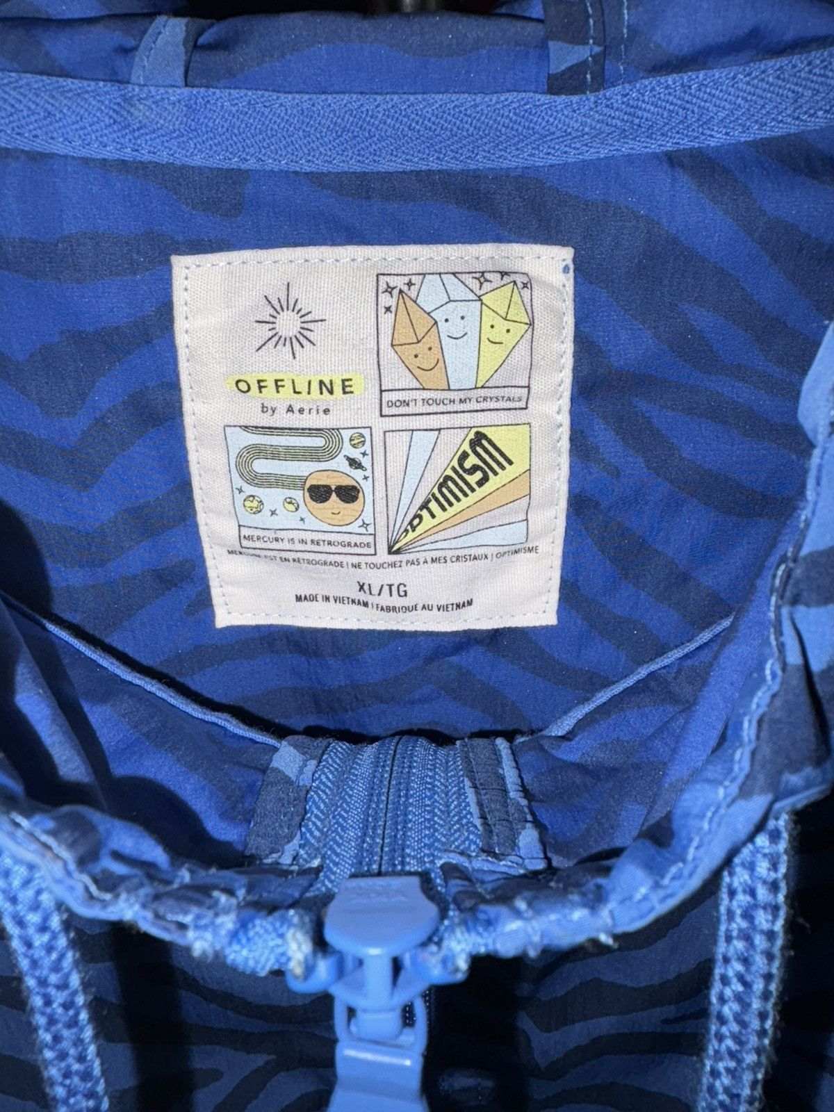 Other Offline X Aerie Nylon Logo Contemporary Crop Jacket Size XL / US 12-14 / IT 48-50 - 8 Thumbnail