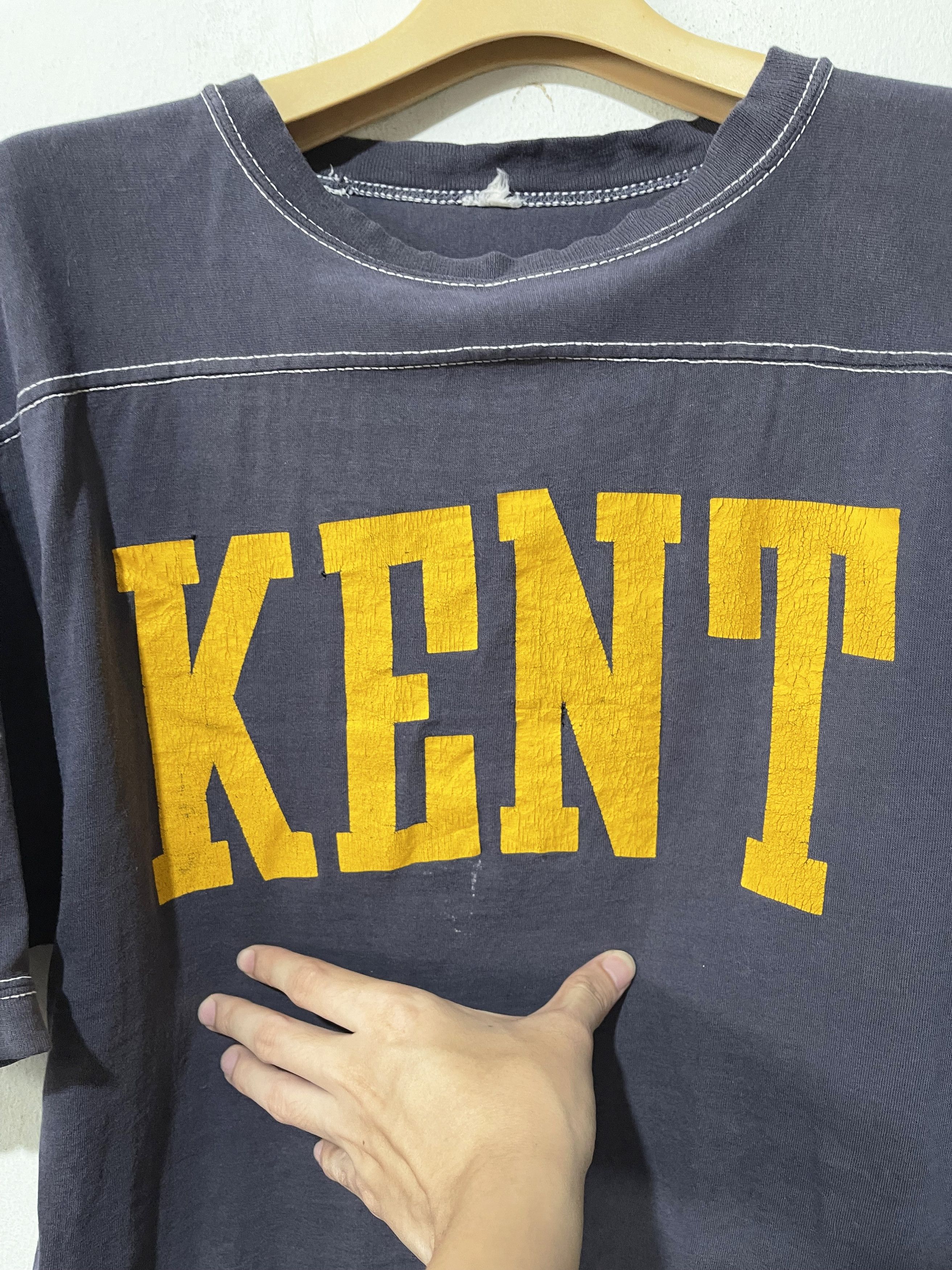 Vintage Vintage 80s Kent State University Jersey Size US M / EU 48-50 / 2 - 2 Thumbnail