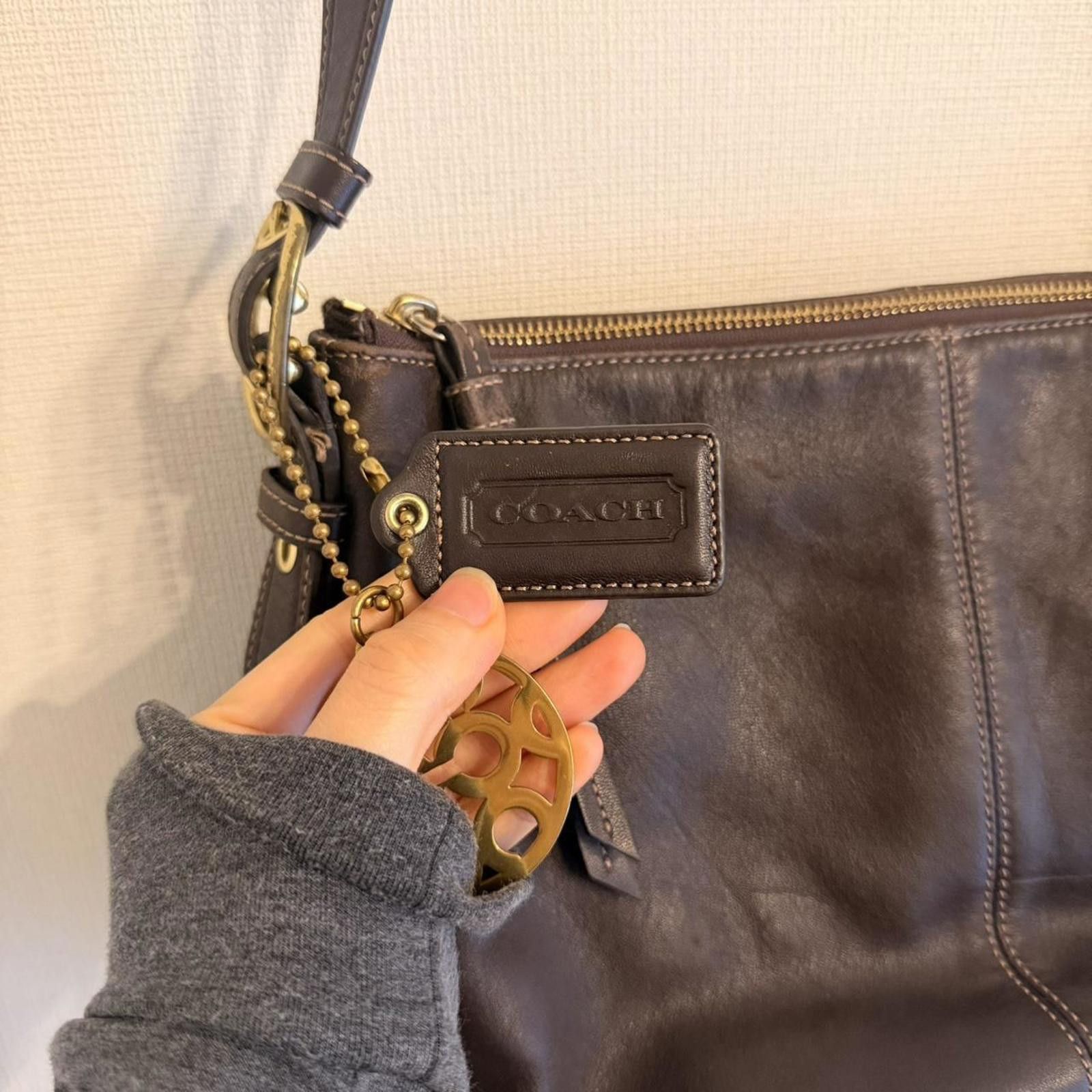 Coach Coach brown classic real leather authentic Y2K bag Size ONE SIZE - 3 Thumbnail