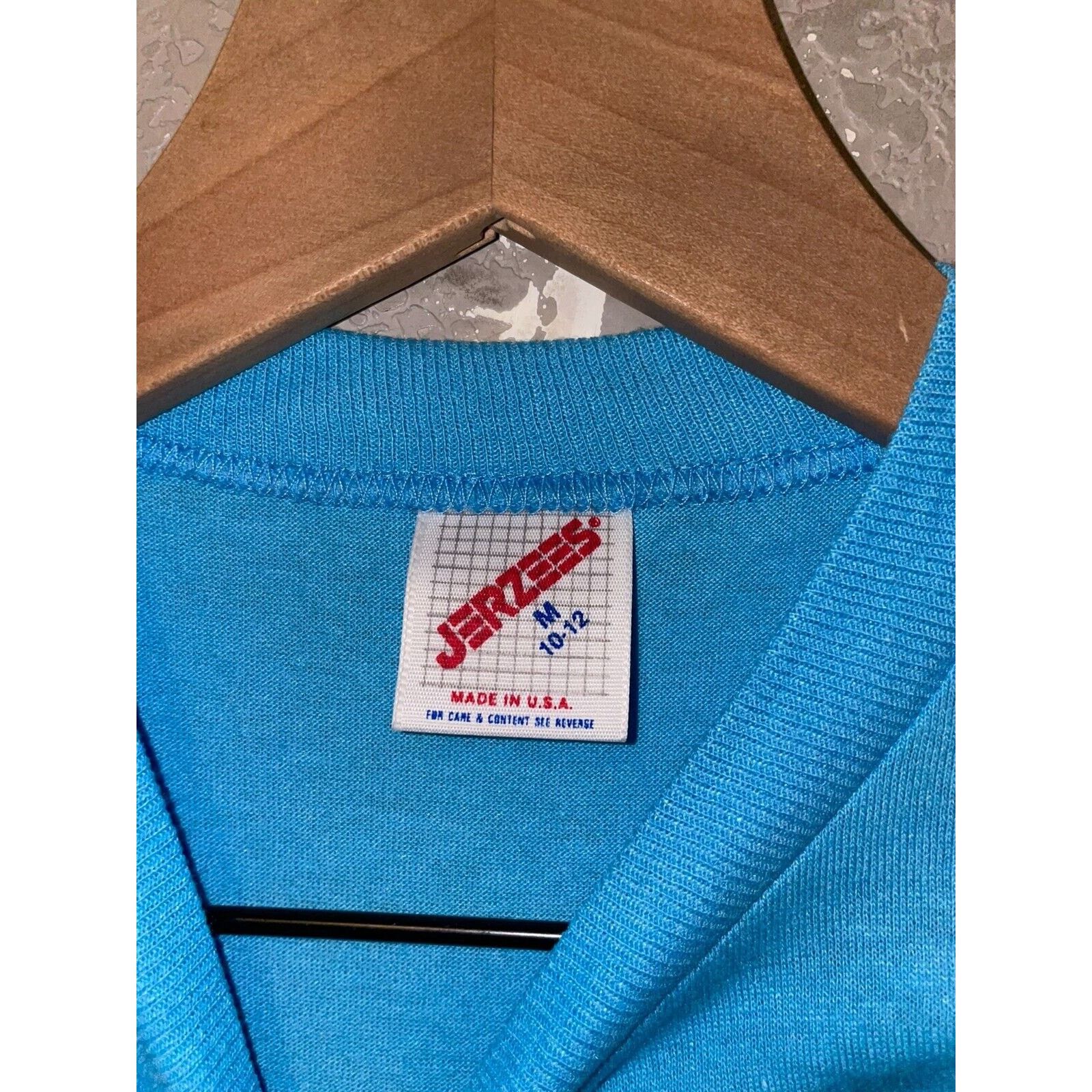 Vintage 90s Youth Vintage Texas Armadillo Graphic Blue Shirt Tee M Size M / US 6-8 / IT 42-44 - 6 Thumbnail