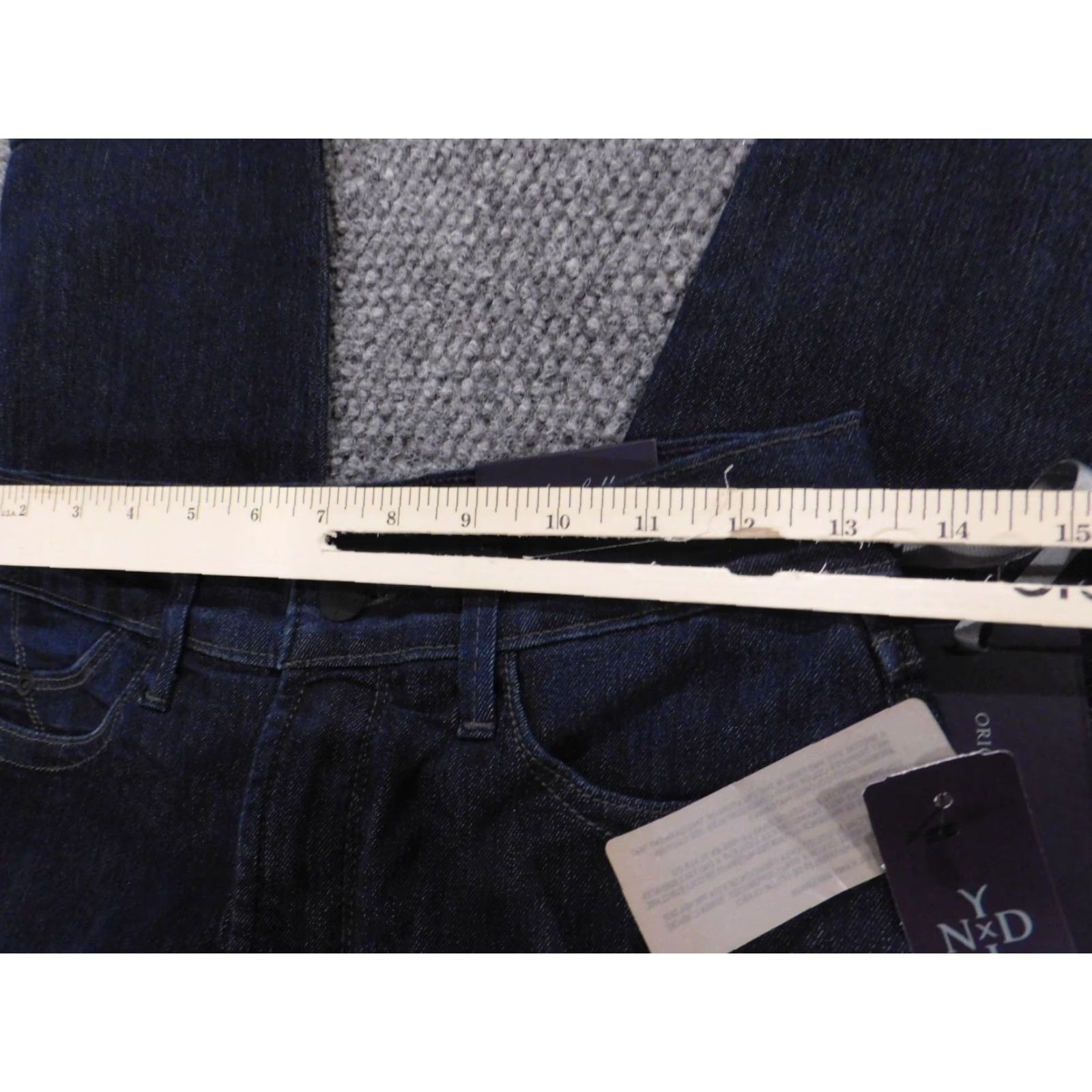 NYDJ NYDJ Jeans Cropped Blue 0 Womens Regular Inseam 20 Denim Zipper Cotton Blend Polyester Crop Size 25" / US 0 / IT 36 - 5 Thumbnail
