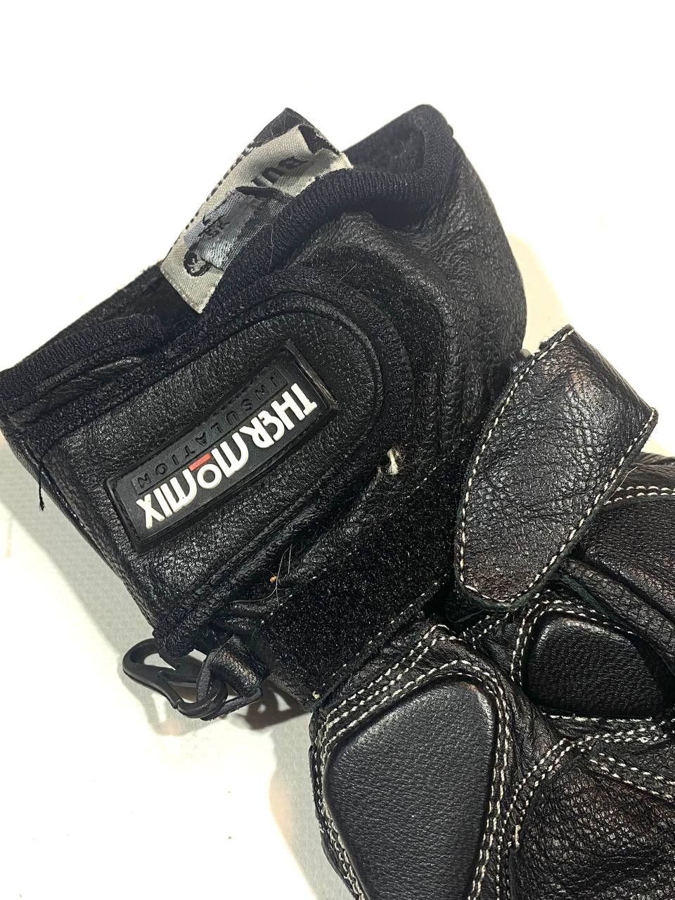 Leather Buffalo Leather Racing Moto Gloves Size ONE SIZE - 3 Thumbnail