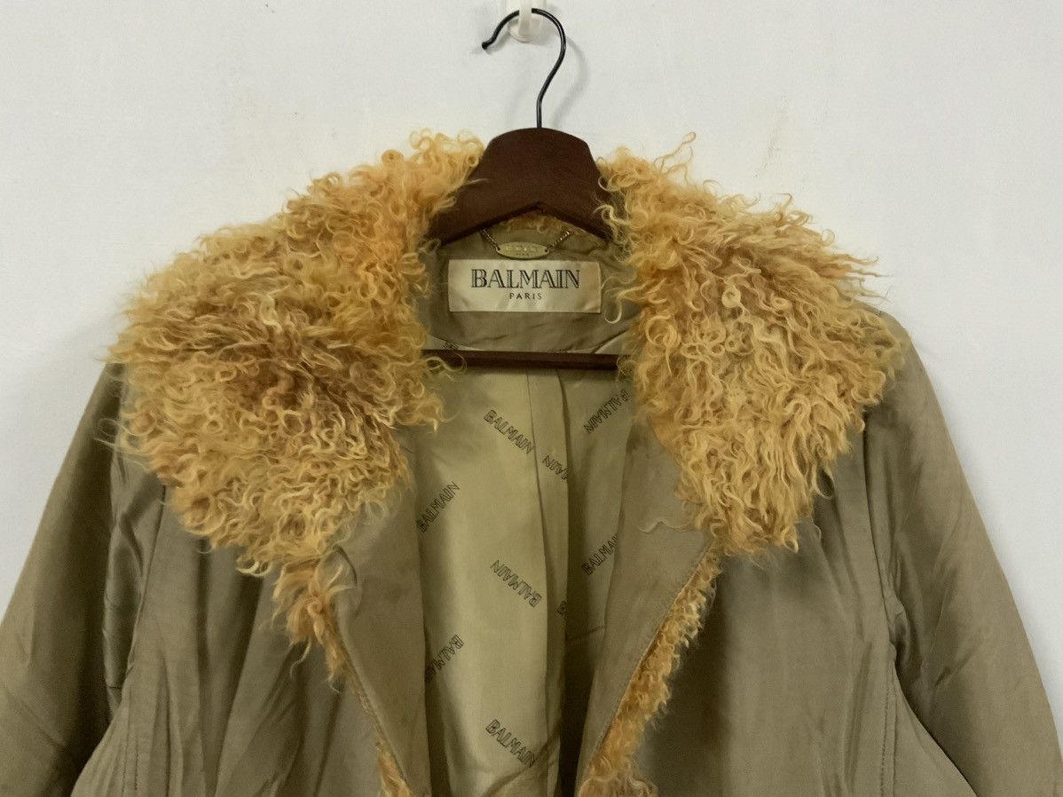 Balmain Vintage Balmain Paris Silk Mohair Fur Archive Coat Jacket Size US L / EU 52-54 / 3 - 4 Thumbnail