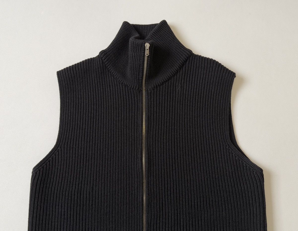 Maison Margiela A/W 06 Black Drivers Zip Sweater Vest Size US M / EU 48-50 / 2 - 3 Thumbnail