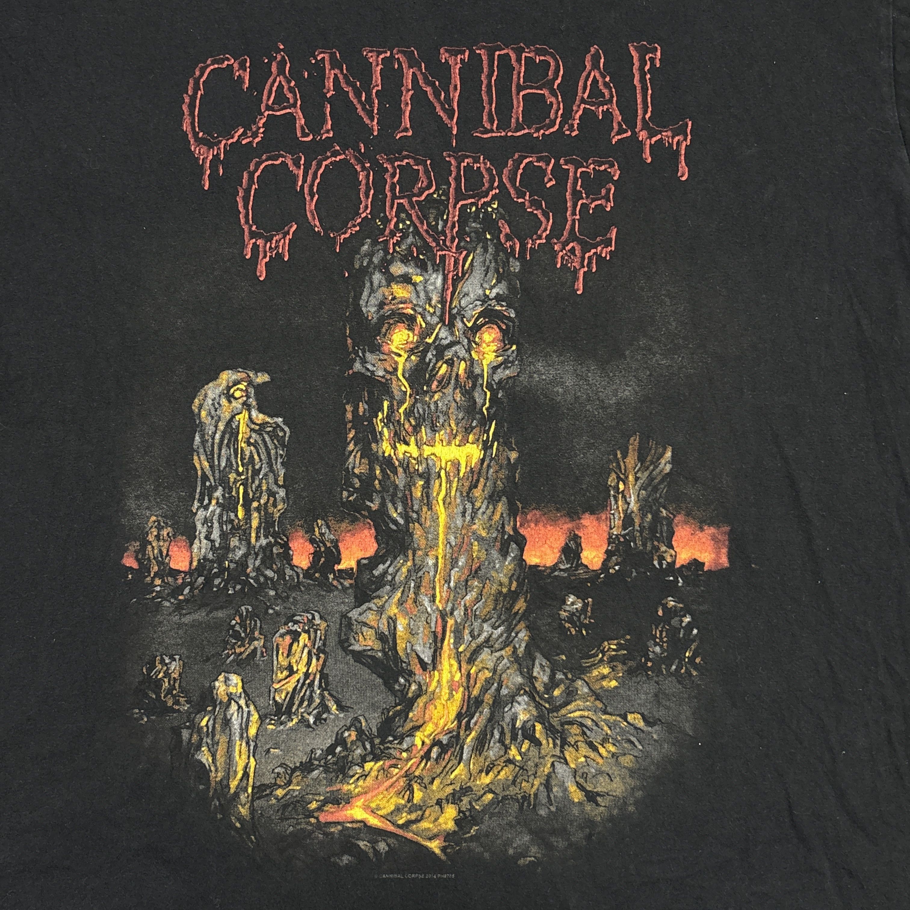 Band Tees Cannibal Corpse Shirt Tour Concert Death Metal Band Tee Size US XL / EU 56 / 4 - 4 Thumbnail
